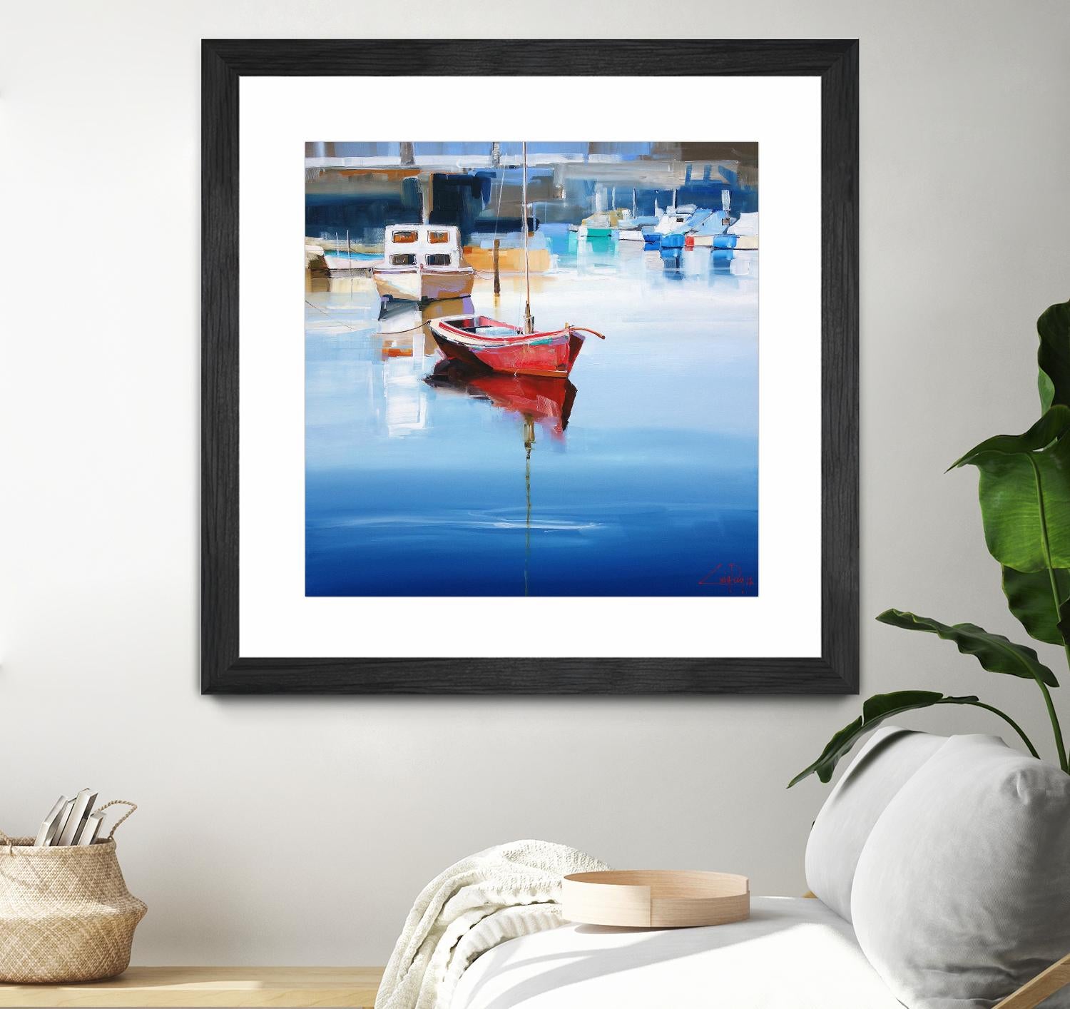 Mordialloc Moorings by Craig Trewin Penny on GIANT ART - multicolor coastal