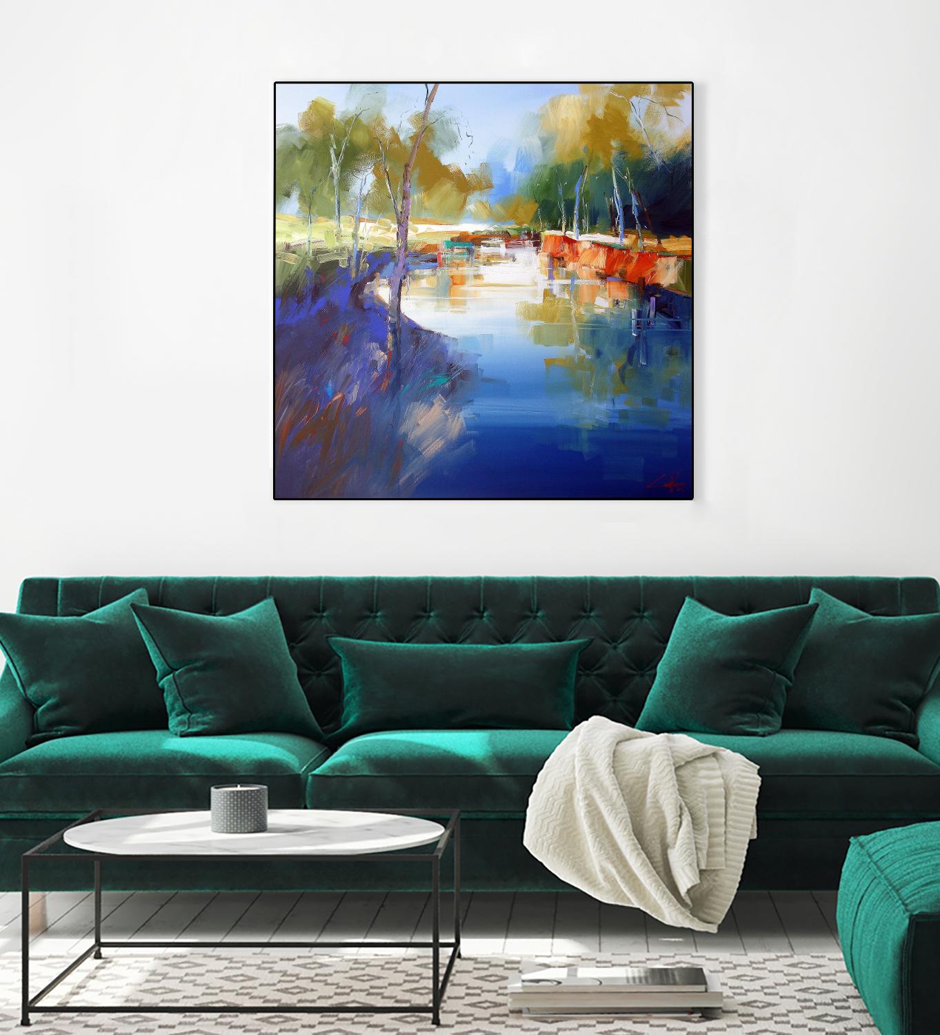 Morning at Cobram by Craig Trewin Penny on GIANT ART - multicolor landscapes