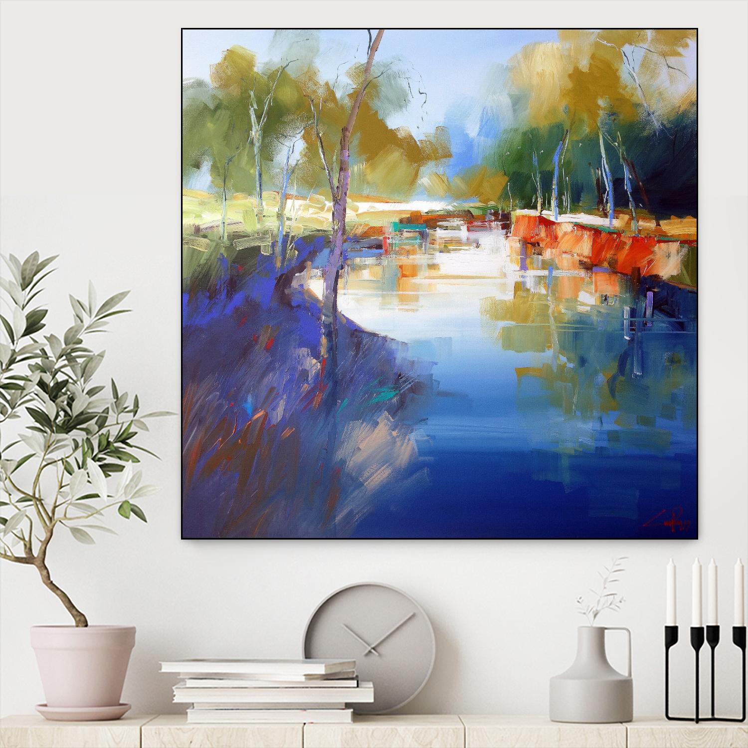 Morning at Cobram by Craig Trewin Penny on GIANT ART - multicolor landscapes