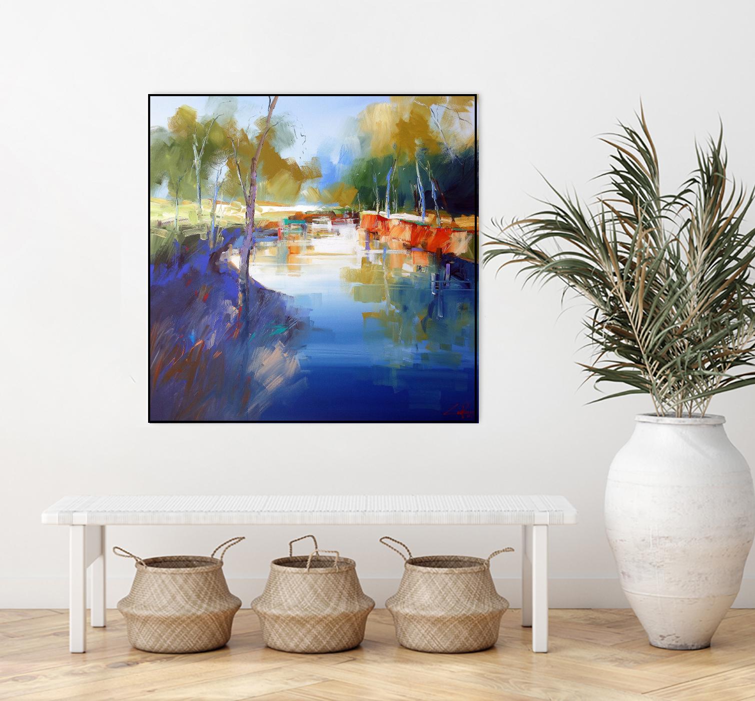 Morning at Cobram by Craig Trewin Penny on GIANT ART - multicolor landscapes