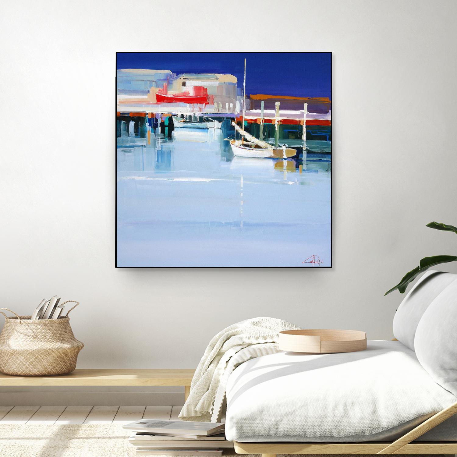 Port Fairy Moorings 2 by Craig Trewin Penny on GIANT ART - multicolor coastal