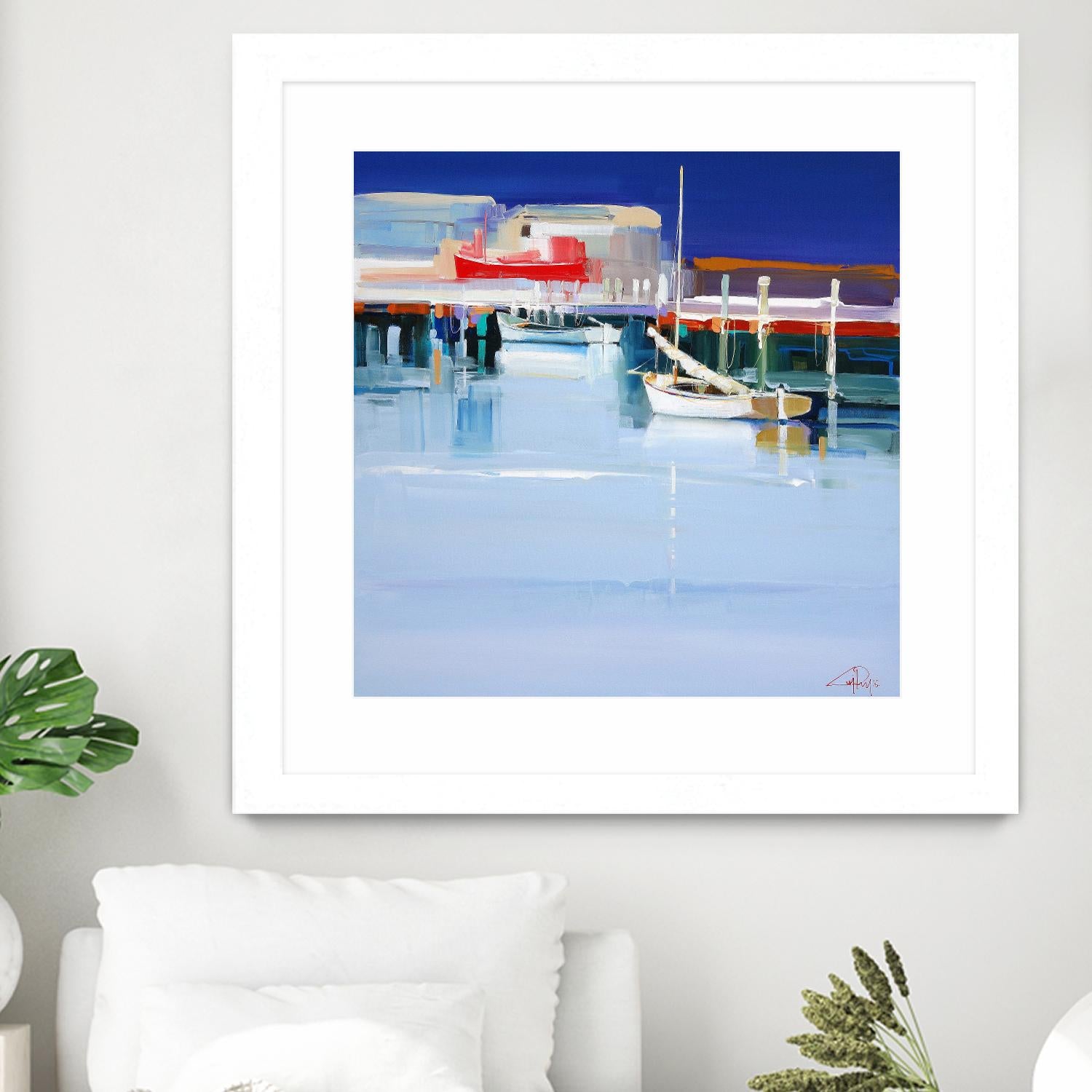 Port Fairy Moorings 2 by Craig Trewin Penny on GIANT ART - multicolor coastal