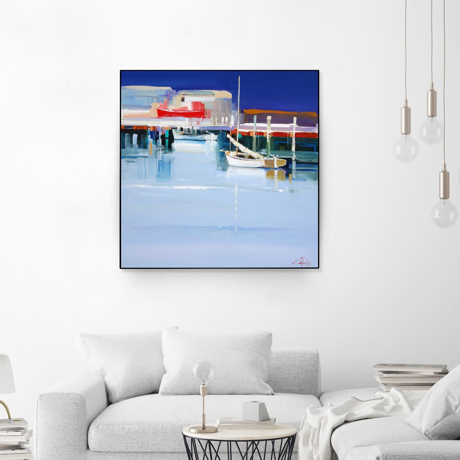 Port Fairy Moorings 2 by Craig Trewin Penny on GIANT ART - multicolor coastal