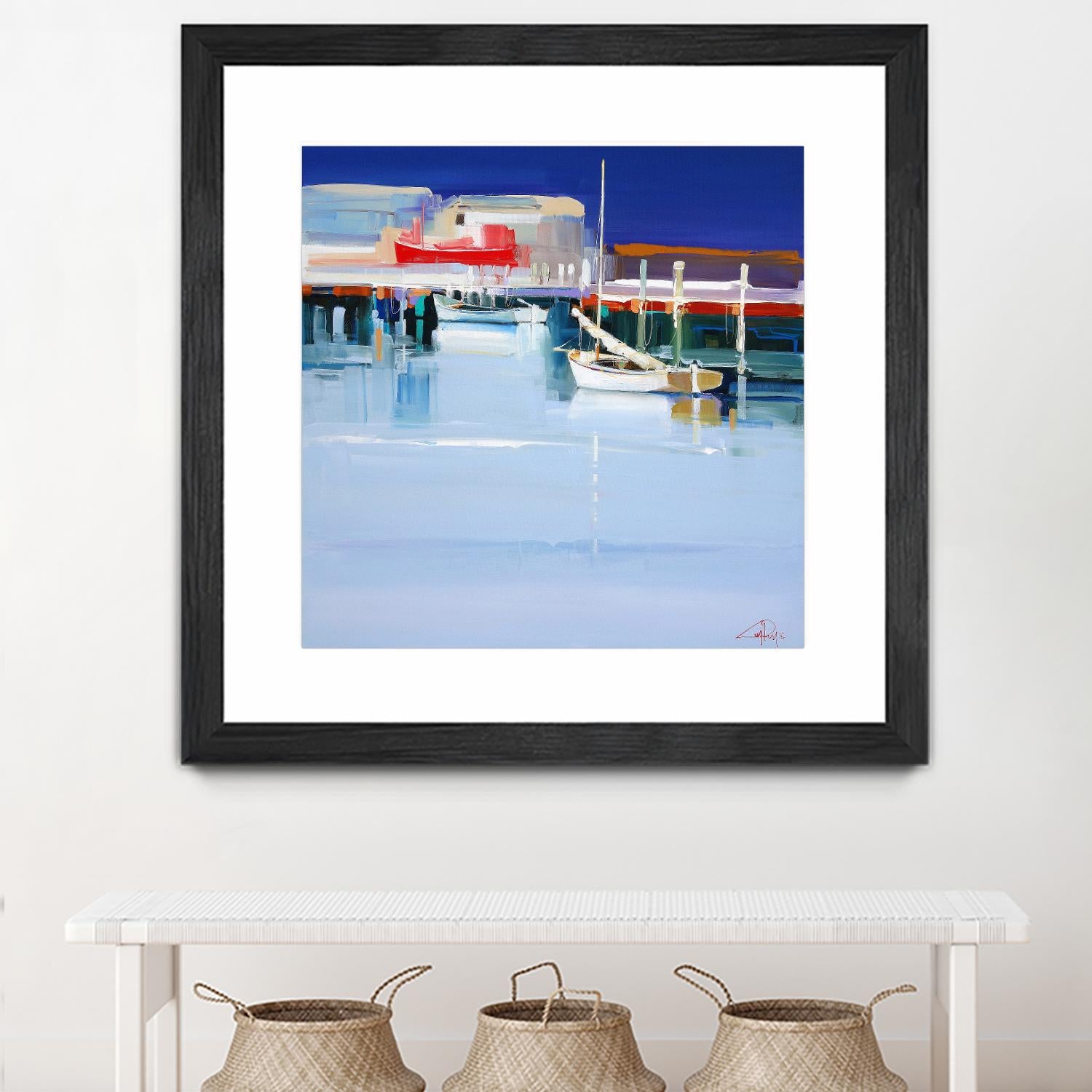 Port Fairy Moorings 2 by Craig Trewin Penny on GIANT ART - multicolor coastal