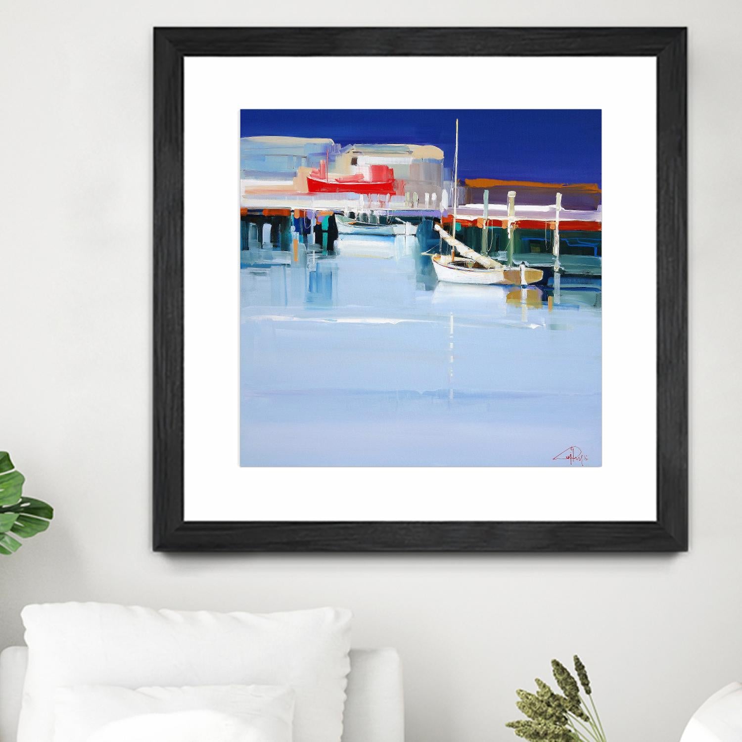 Port Fairy Moorings 2 by Craig Trewin Penny on GIANT ART - multicolor coastal