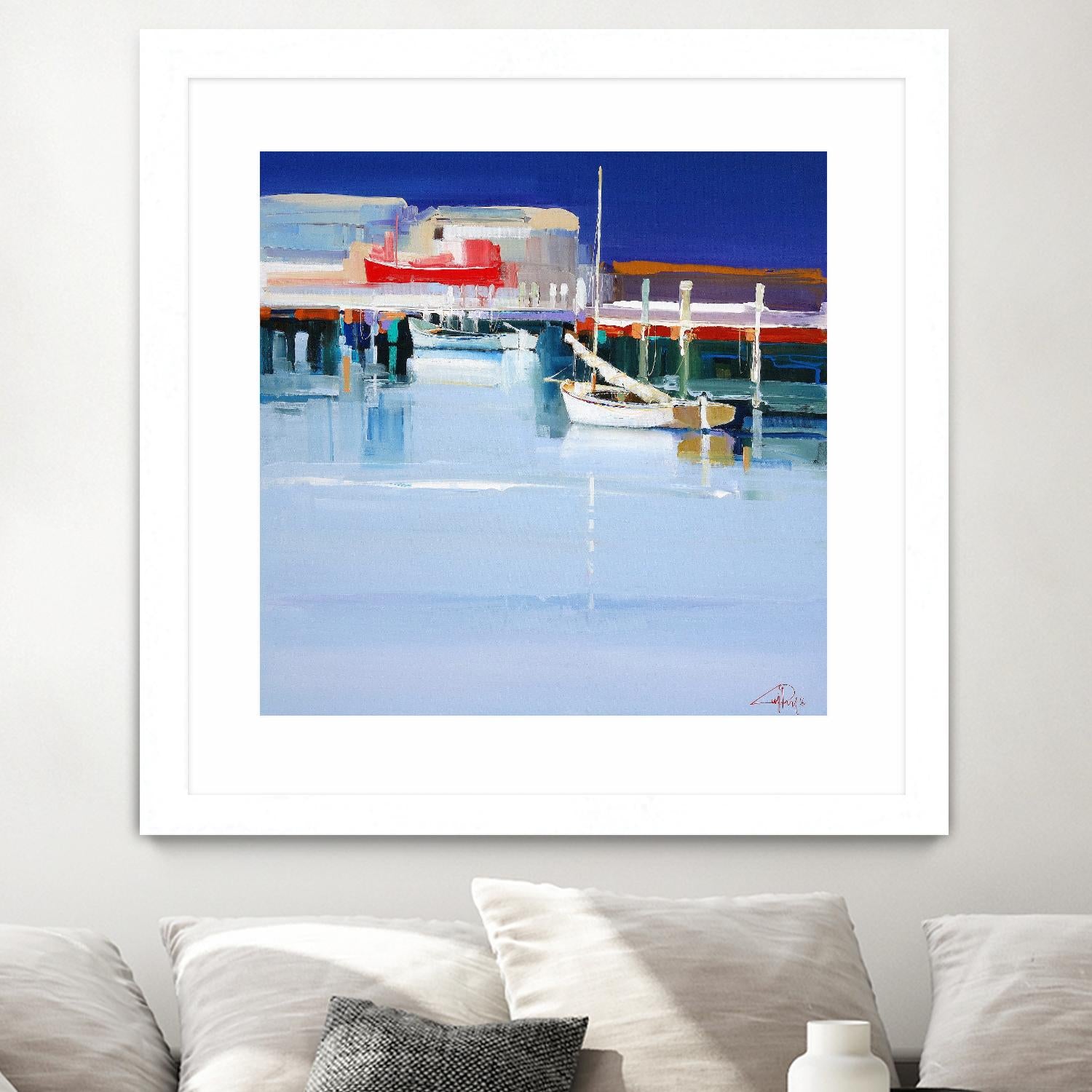 Port Fairy Moorings 2 by Craig Trewin Penny on GIANT ART - multicolor coastal