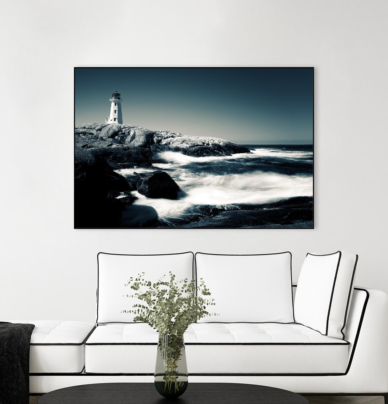 Lighthouse, Peggy’s Cove by David W. Pollard on GIANT ART - multicolor photography; coastal; landscapes