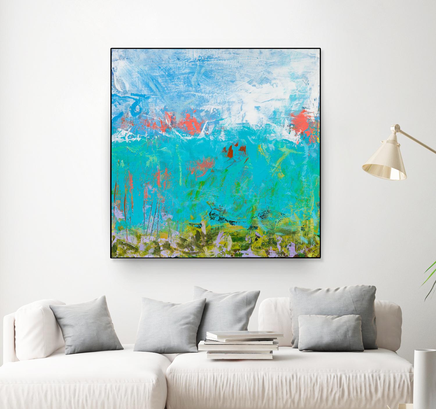 Cerulean Escapes II by Tracy Lynn Pristas on GIANT ART - multicolor abstracts; contemporary
