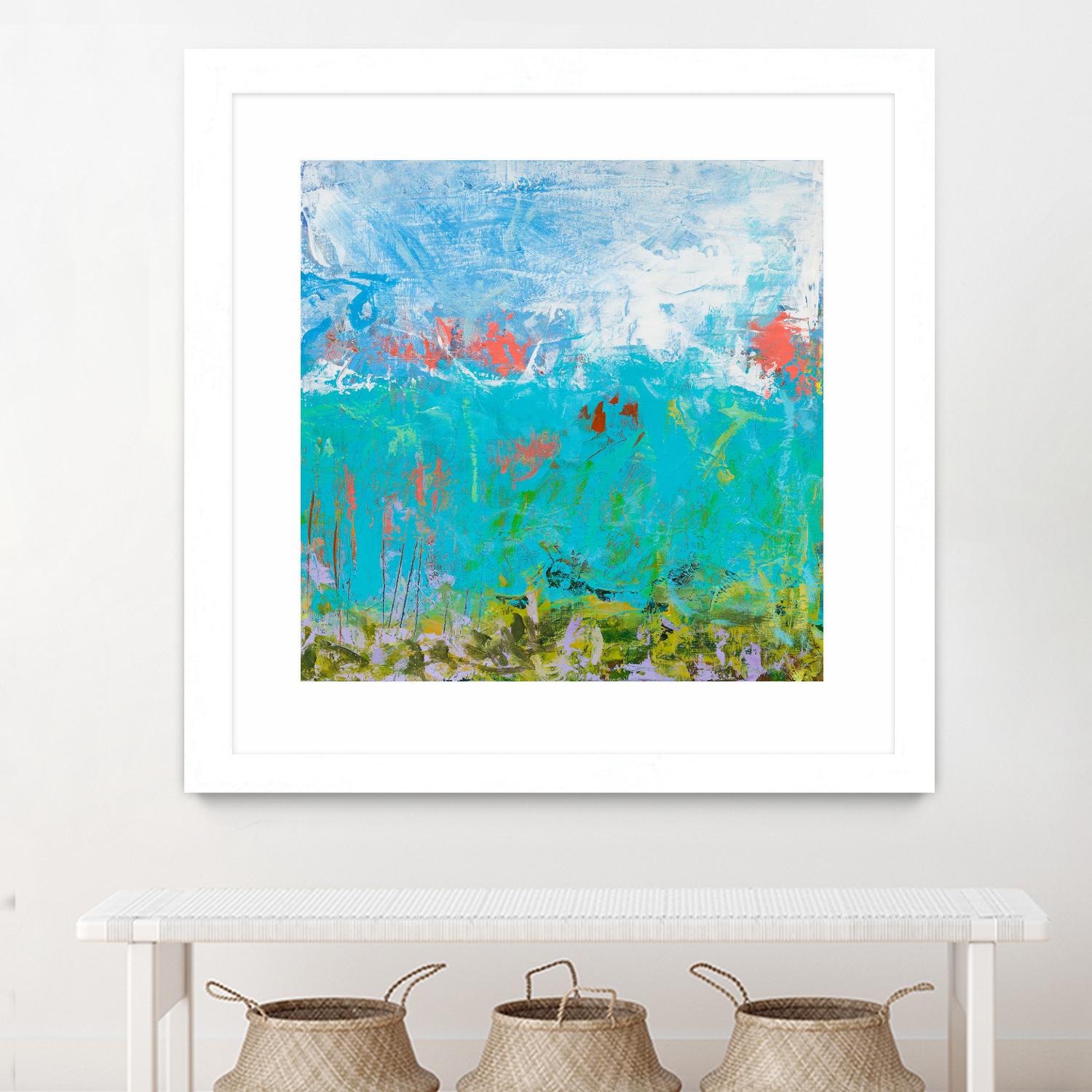 Cerulean Escapes II by Tracy Lynn Pristas on GIANT ART - multicolor abstracts; contemporary