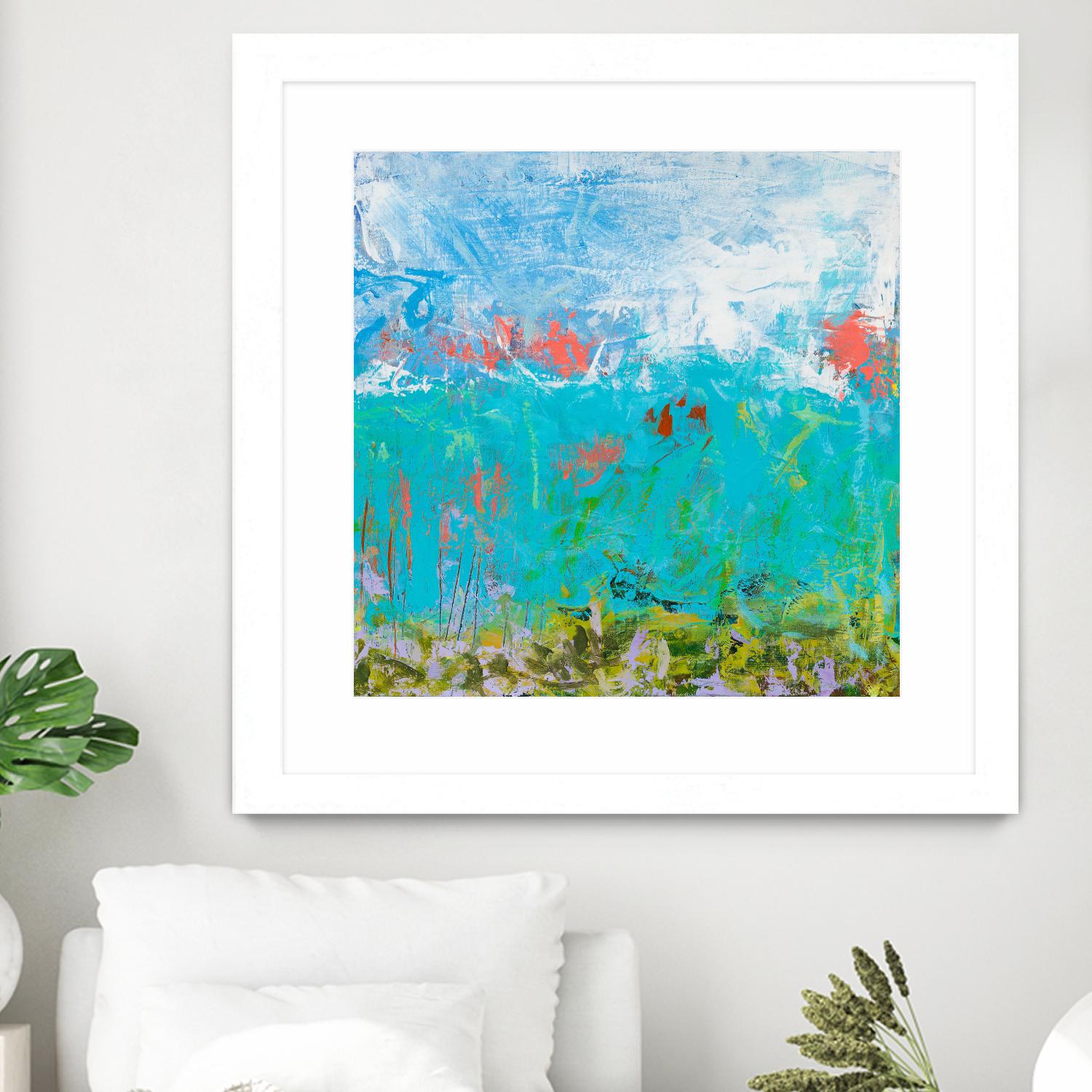Cerulean Escapes II by Tracy Lynn Pristas on GIANT ART - multicolor abstracts; contemporary