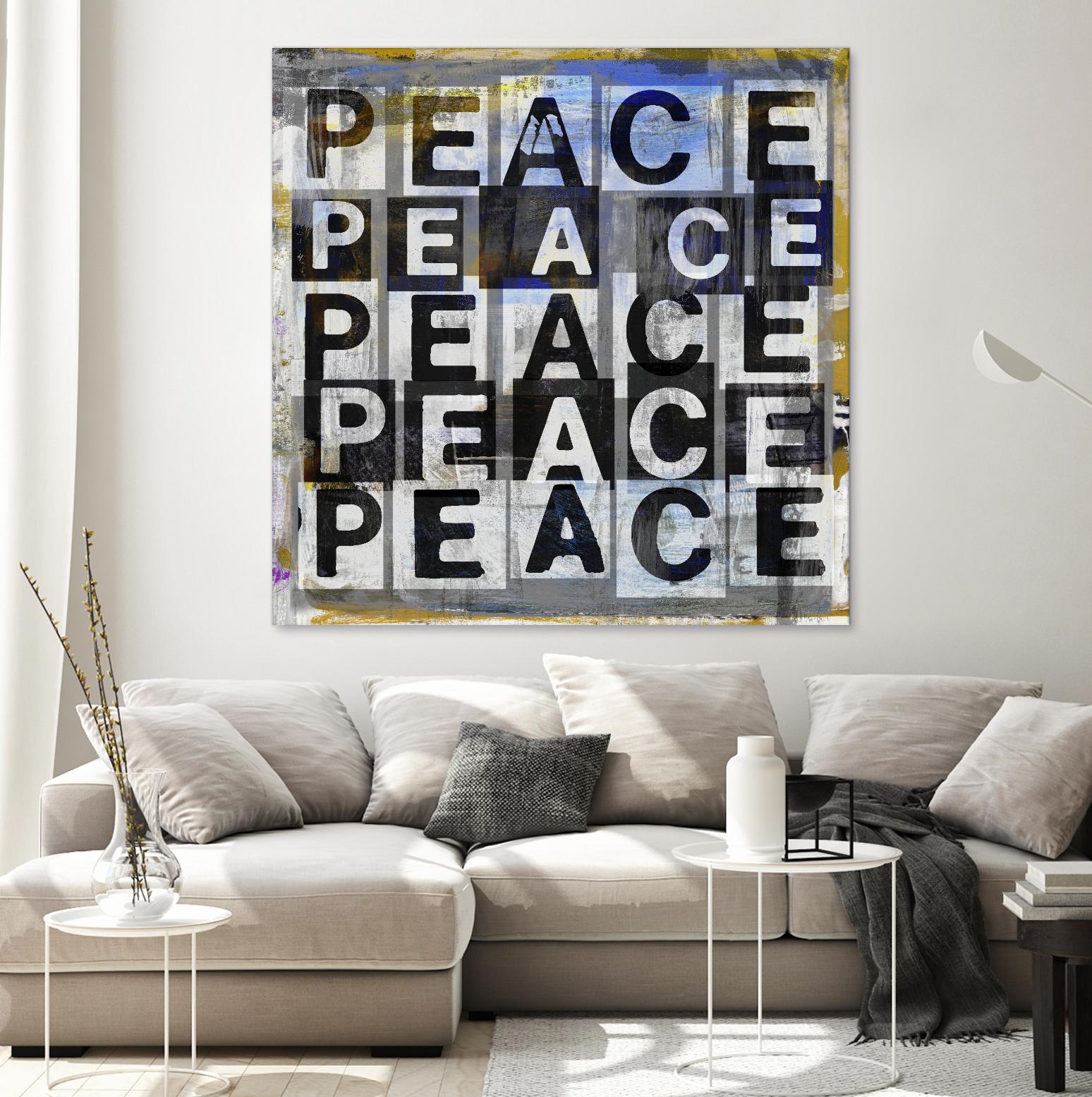 Peace by Sven Pfrommer on GIANT ART - multi inspirational, novelty, urban/pop surrealism, design/type
