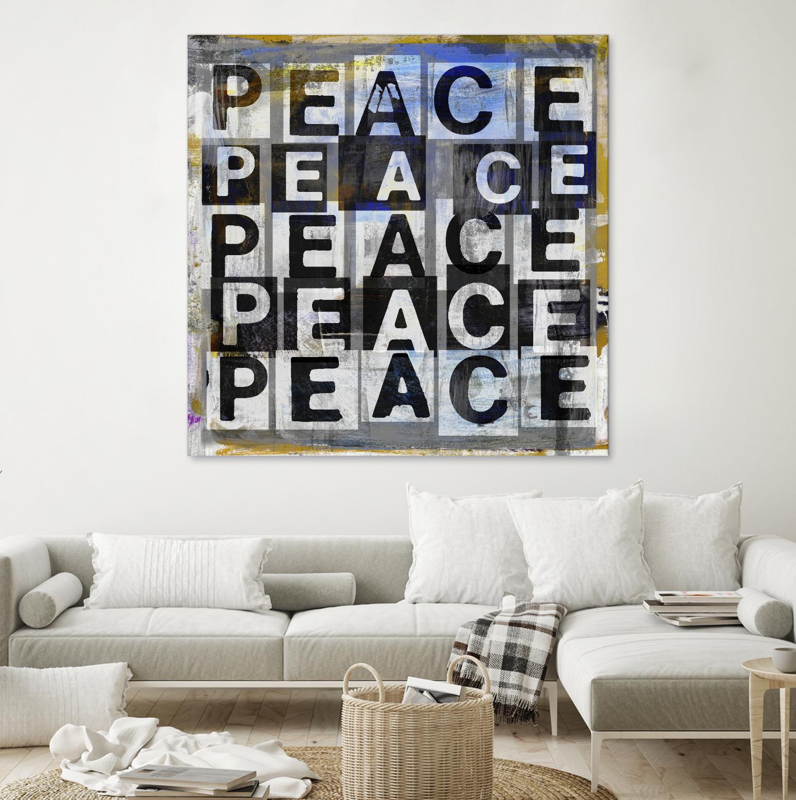 Peace by Sven Pfrommer on GIANT ART - multi inspirational, novelty, urban/pop surrealism, design/type