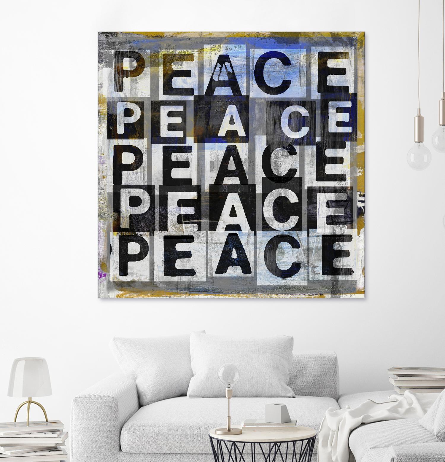 Peace by Sven Pfrommer on GIANT ART - multi inspirational, novelty, urban/pop surrealism, design/type