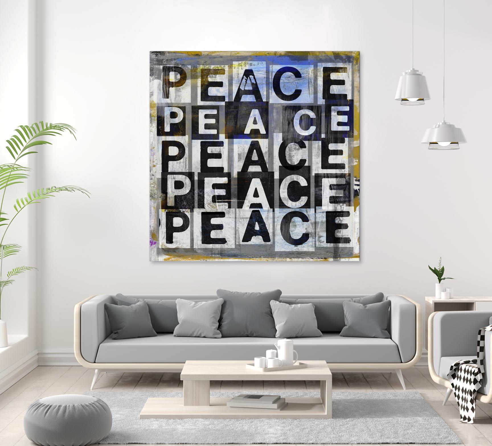Peace by Sven Pfrommer on GIANT ART - multi inspirational, novelty, urban/pop surrealism, design/type