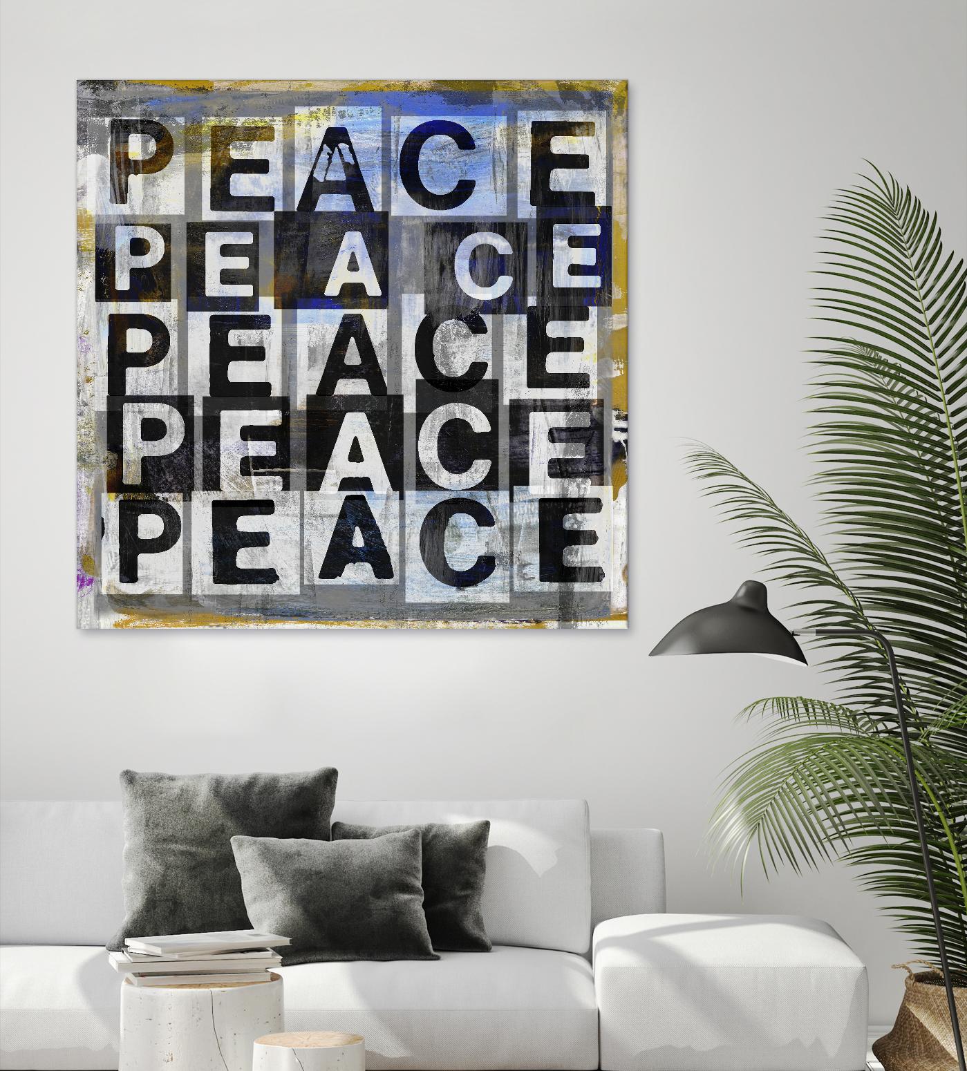Peace by Sven Pfrommer on GIANT ART - multi inspirational, novelty, urban/pop surrealism, design/type