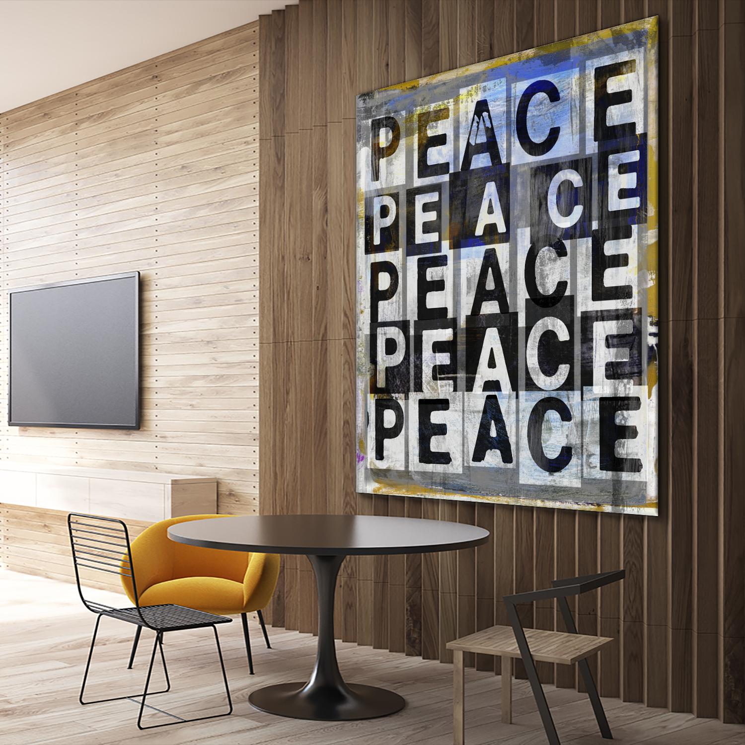 Peace by Sven Pfrommer on GIANT ART - multi inspirational, novelty, urban/pop surrealism, design/type