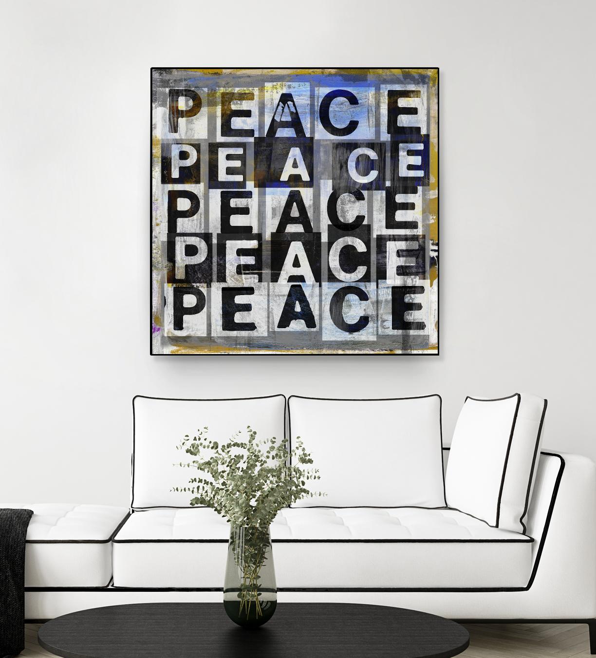 Peace by Sven Pfrommer on GIANT ART - multi inspirational, novelty, urban/pop surrealism, design/type