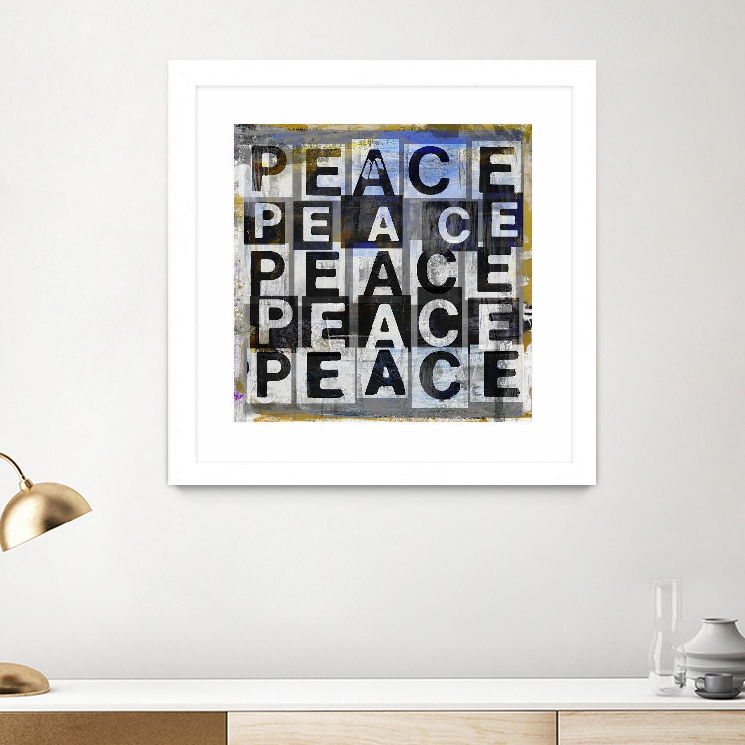 Peace by Sven Pfrommer on GIANT ART - multi inspirational, novelty, urban/pop surrealism, design/type