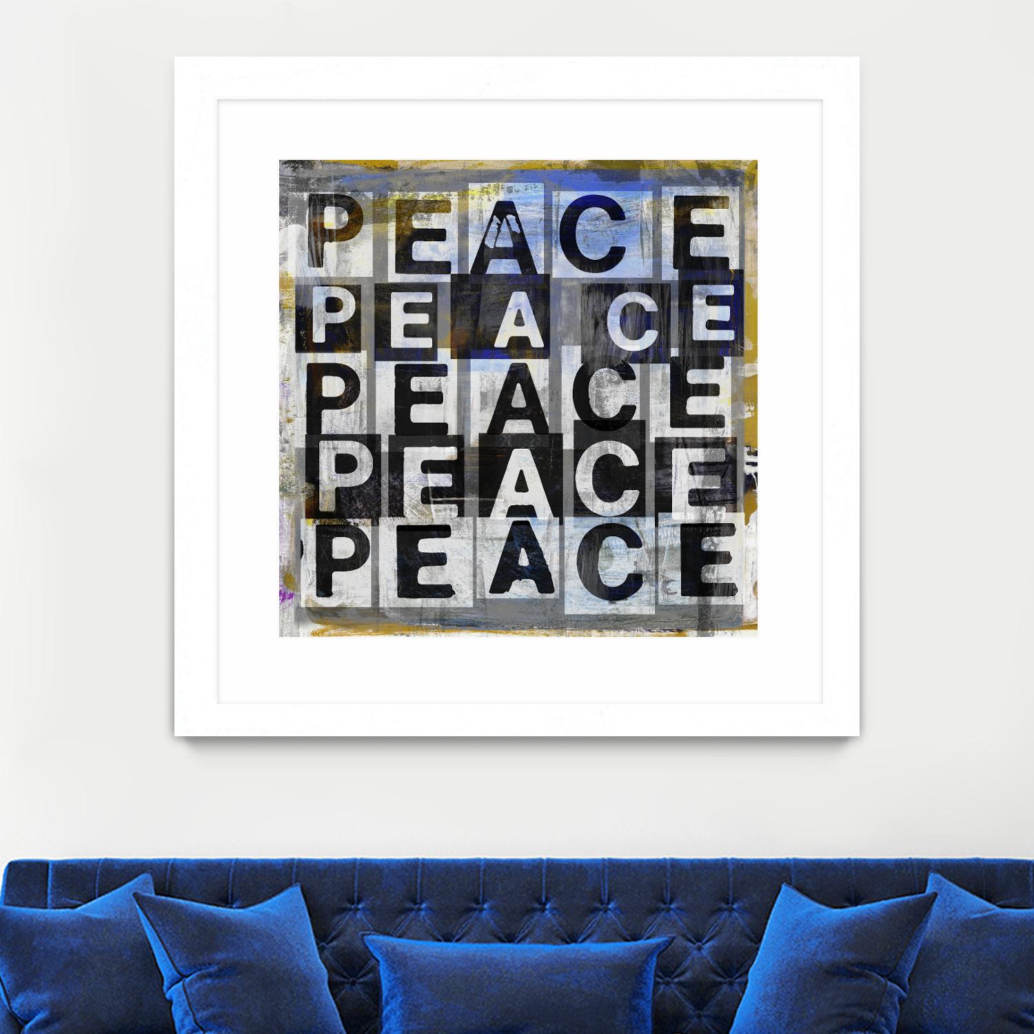 Peace by Sven Pfrommer on GIANT ART - multi inspirational, novelty, urban/pop surrealism, design/type