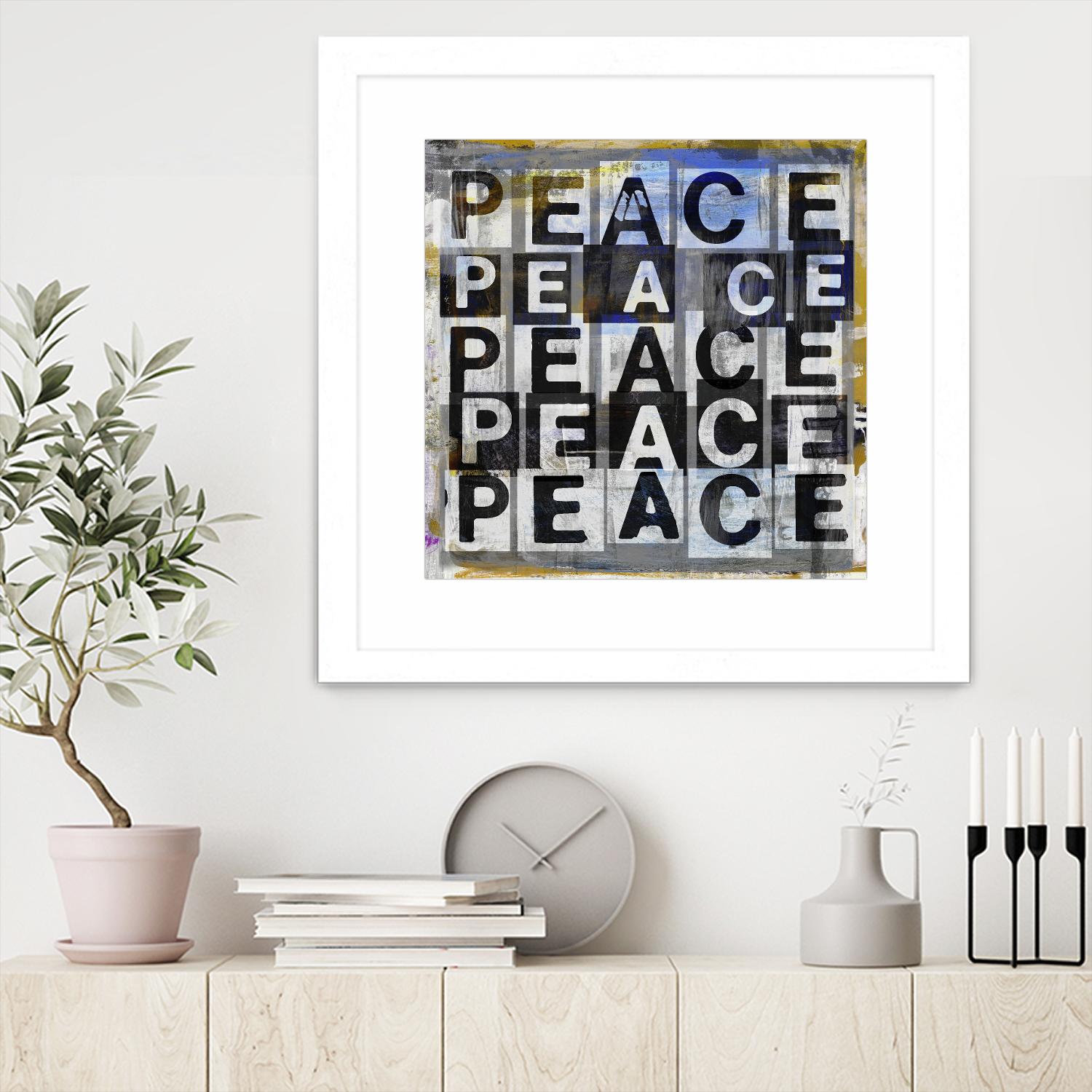 Peace by Sven Pfrommer on GIANT ART - multi inspirational, novelty, urban/pop surrealism, design/type