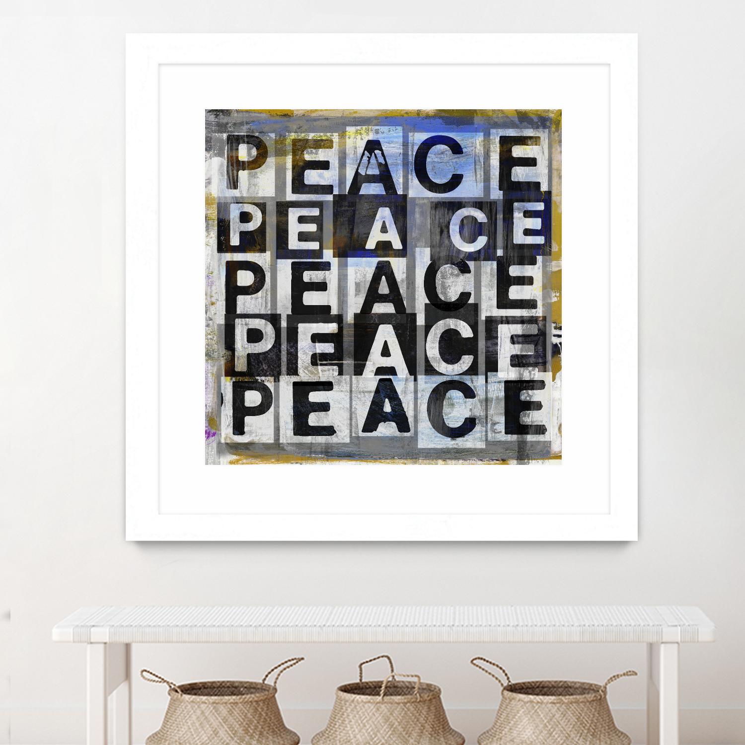 Peace by Sven Pfrommer on GIANT ART - multi inspirational, novelty, urban/pop surrealism, design/type