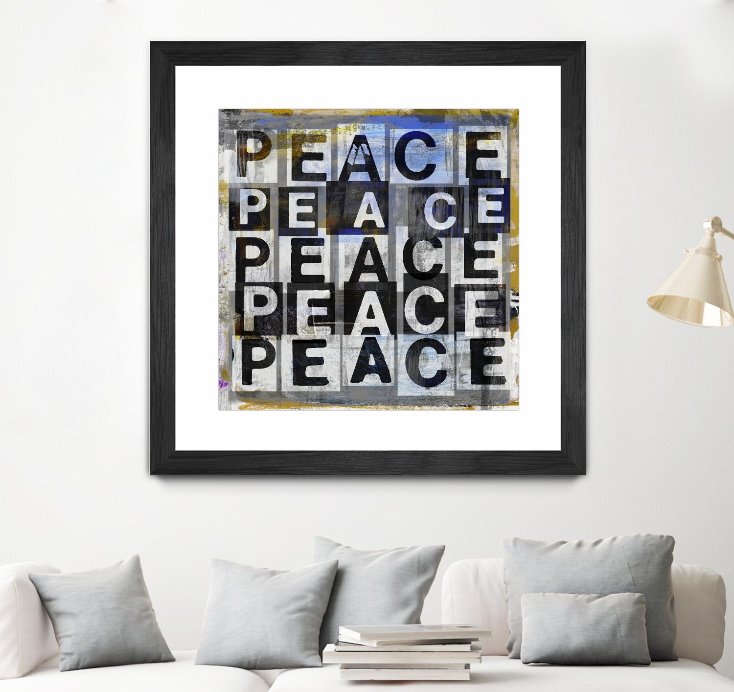 Peace by Sven Pfrommer on GIANT ART - multi inspirational, novelty, urban/pop surrealism, design/type