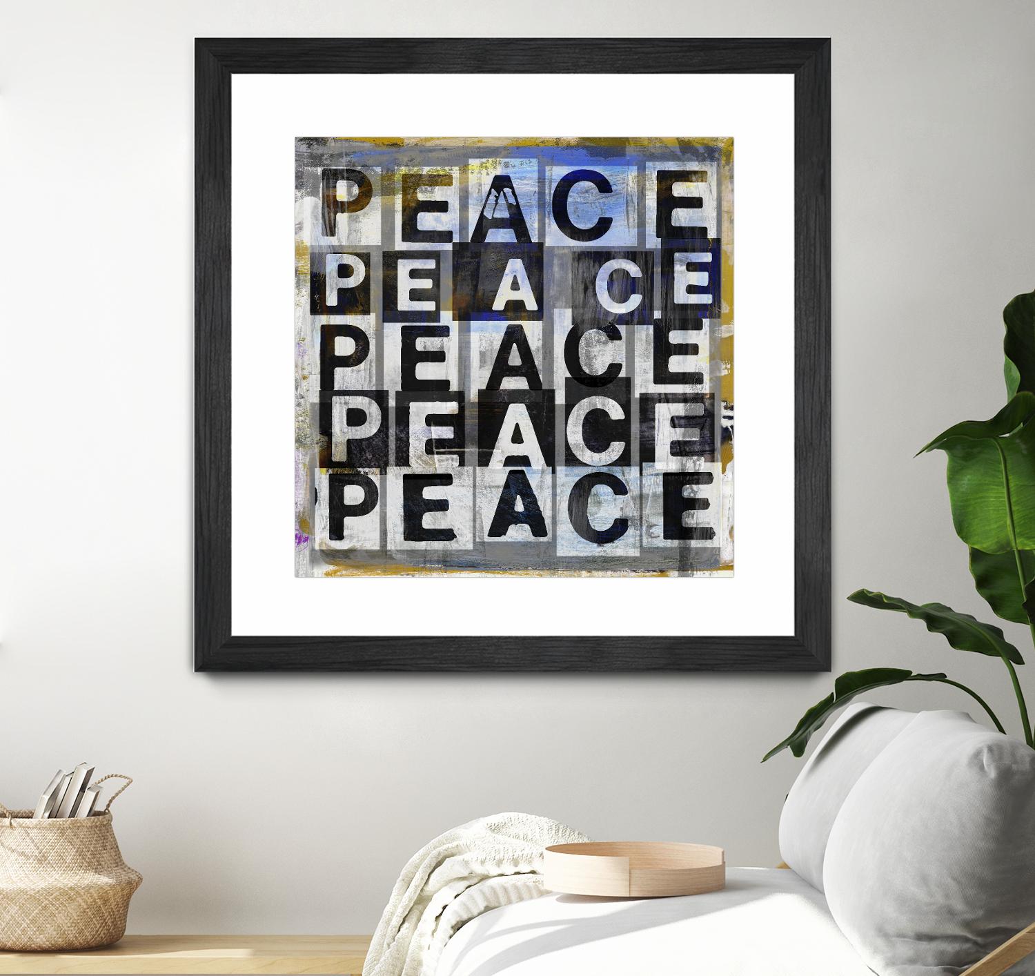 Peace by Sven Pfrommer on GIANT ART - multi inspirational, novelty, urban/pop surrealism, design/type