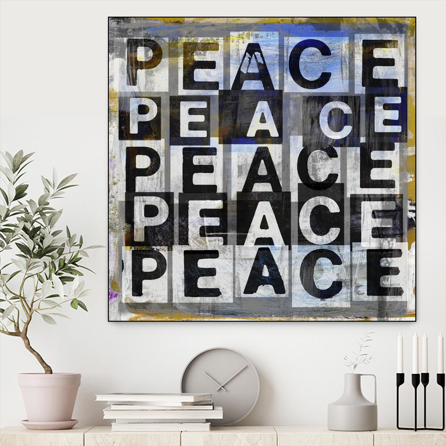 Peace by Sven Pfrommer on GIANT ART - multi inspirational, novelty, urban/pop surrealism, design/type