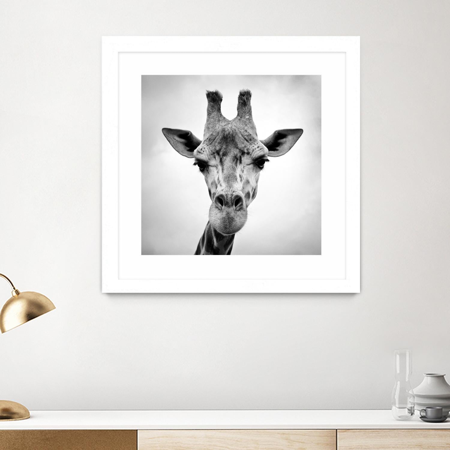 Giraffe by PhotoINC Studio on GIANT ART - white animals