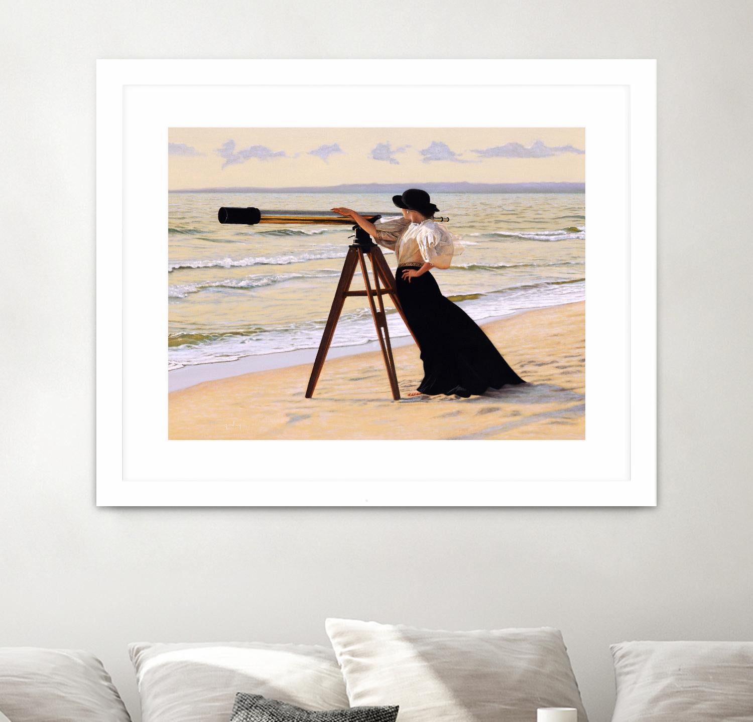 Outlook by Peter Quidley on GIANT ART - multicolor figurative; coastal