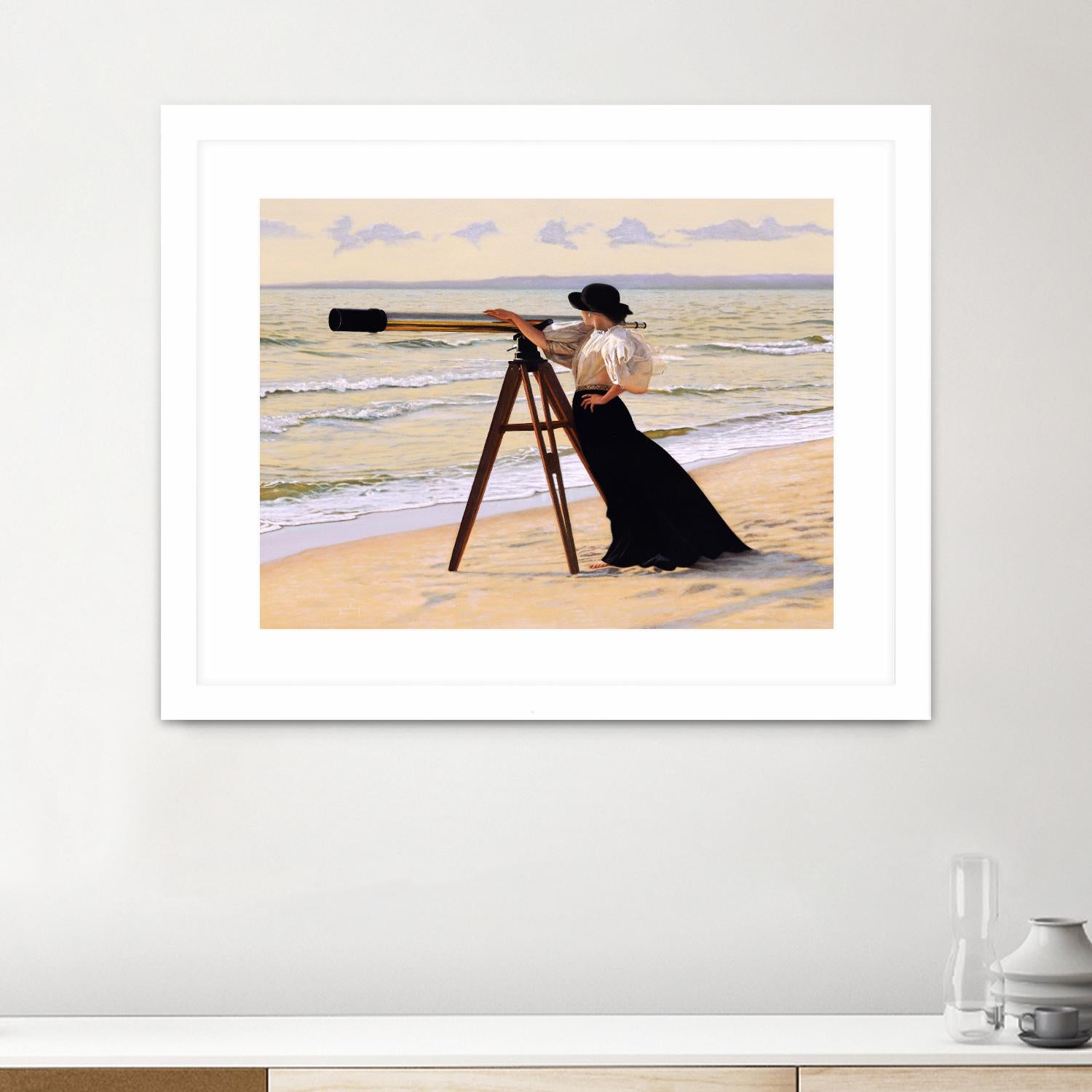 Outlook by Peter Quidley on GIANT ART - multicolor figurative; coastal