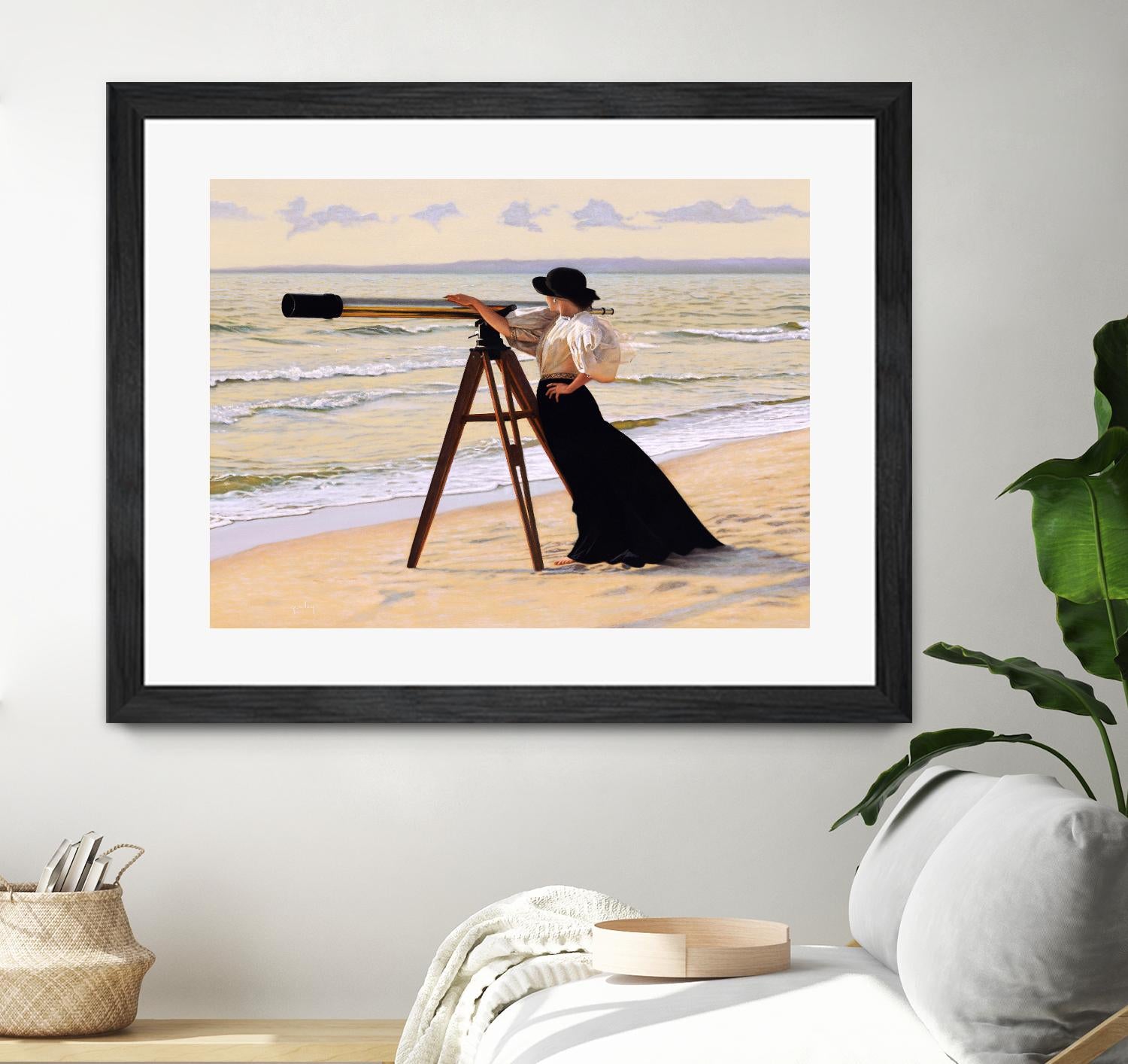 Outlook by Peter Quidley on GIANT ART - multicolor figurative; coastal