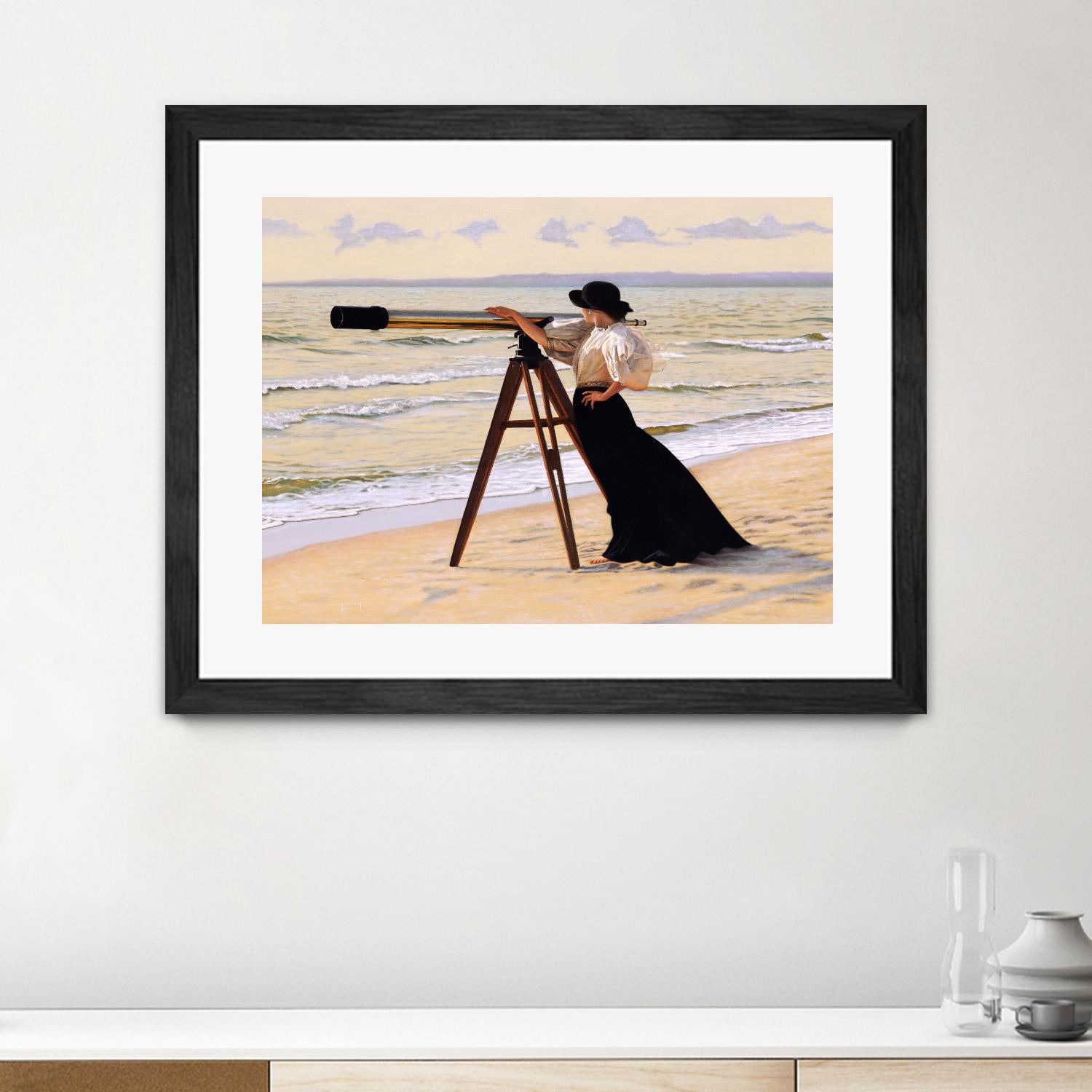 Outlook by Peter Quidley on GIANT ART - multicolor figurative; coastal