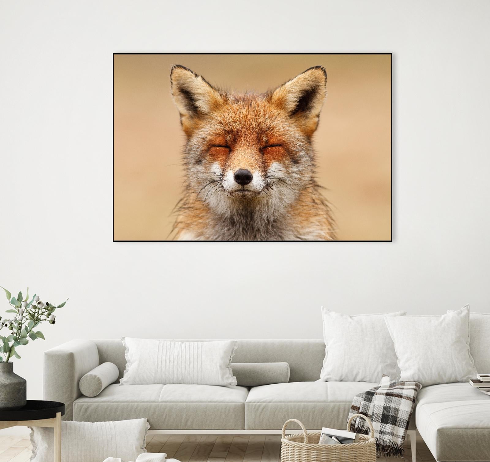 Zen Fox Red Portrait by Roeselien Raimond on GIANT ART - multicolor animals