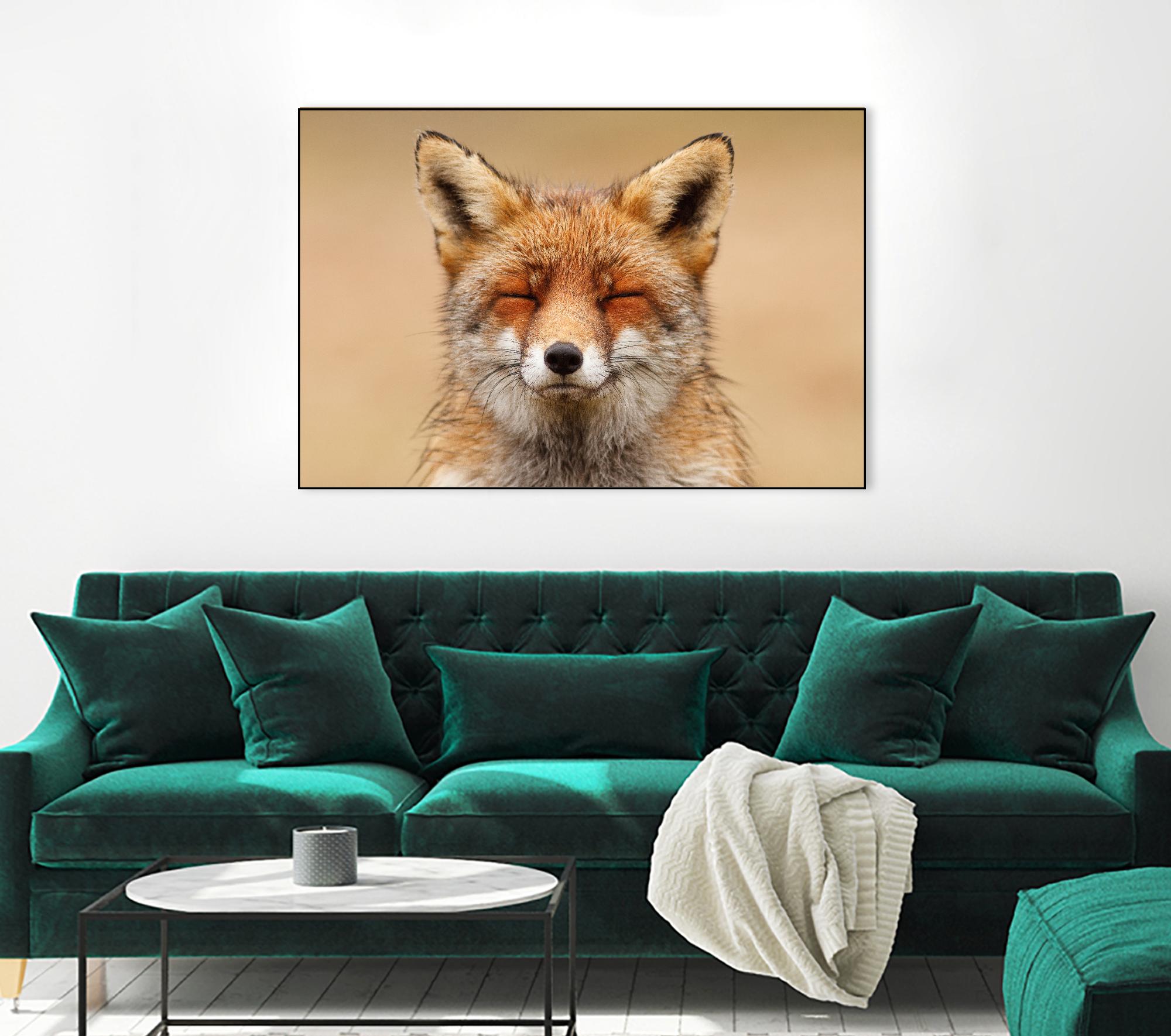 Zen Fox Red Portrait by Roeselien Raimond on GIANT ART - multicolor animals