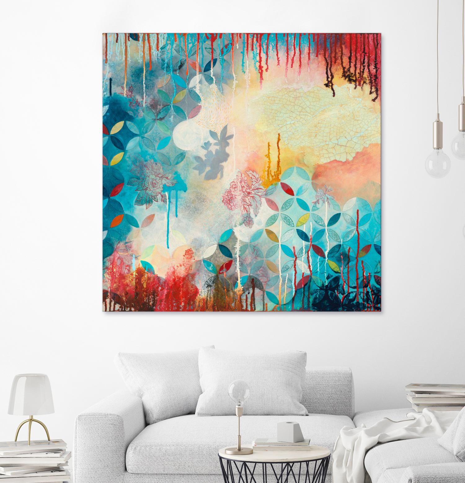 Tranquil Eden 2 by Heather Noel Robinson on GIANT ART - multicolor abstracts; contemporary
