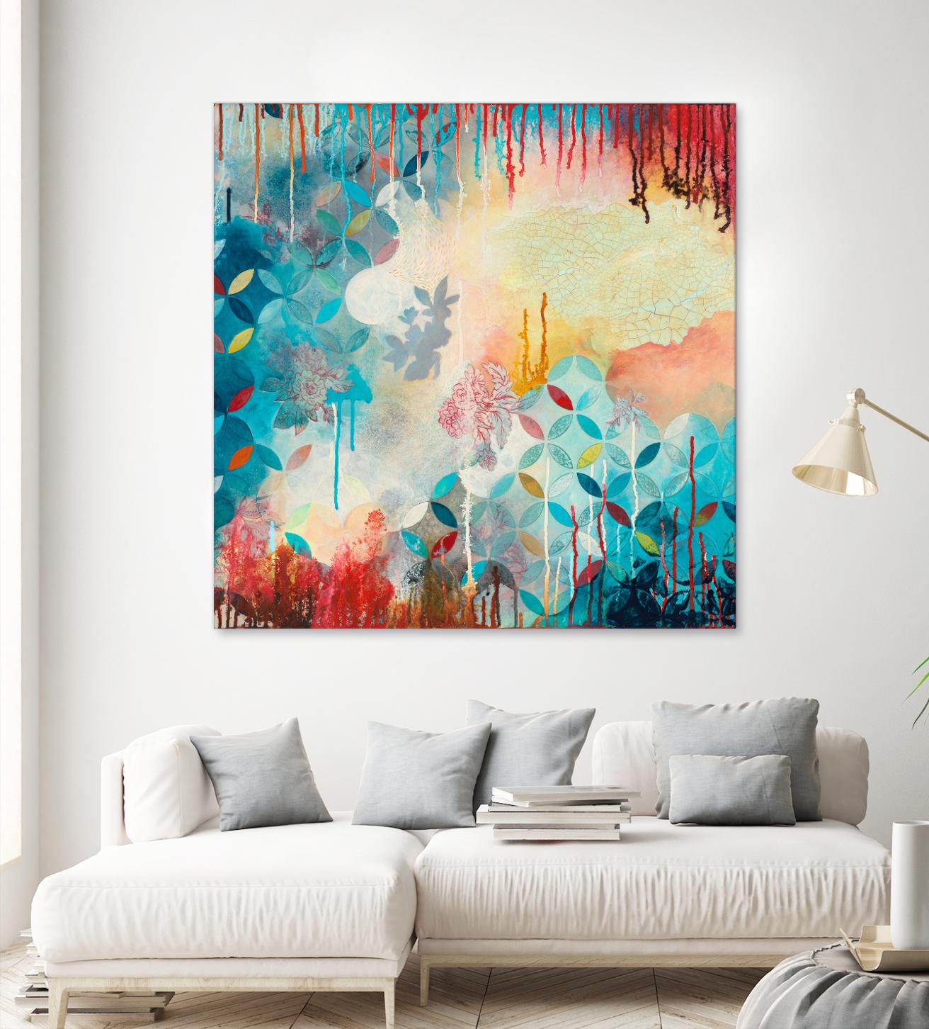 Tranquil Eden 2 by Heather Noel Robinson on GIANT ART - multicolor abstracts; contemporary