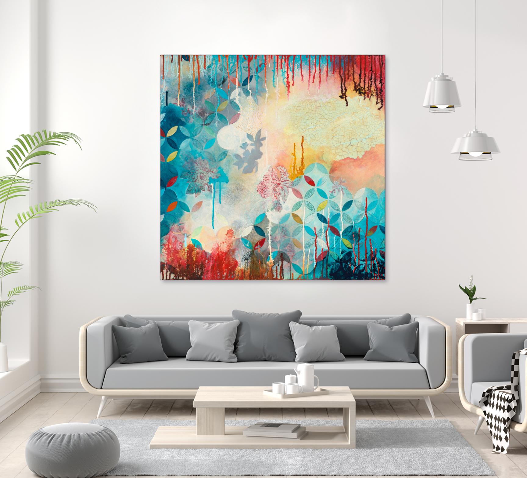 Tranquil Eden 2 by Heather Noel Robinson on GIANT ART - multicolor abstracts; contemporary
