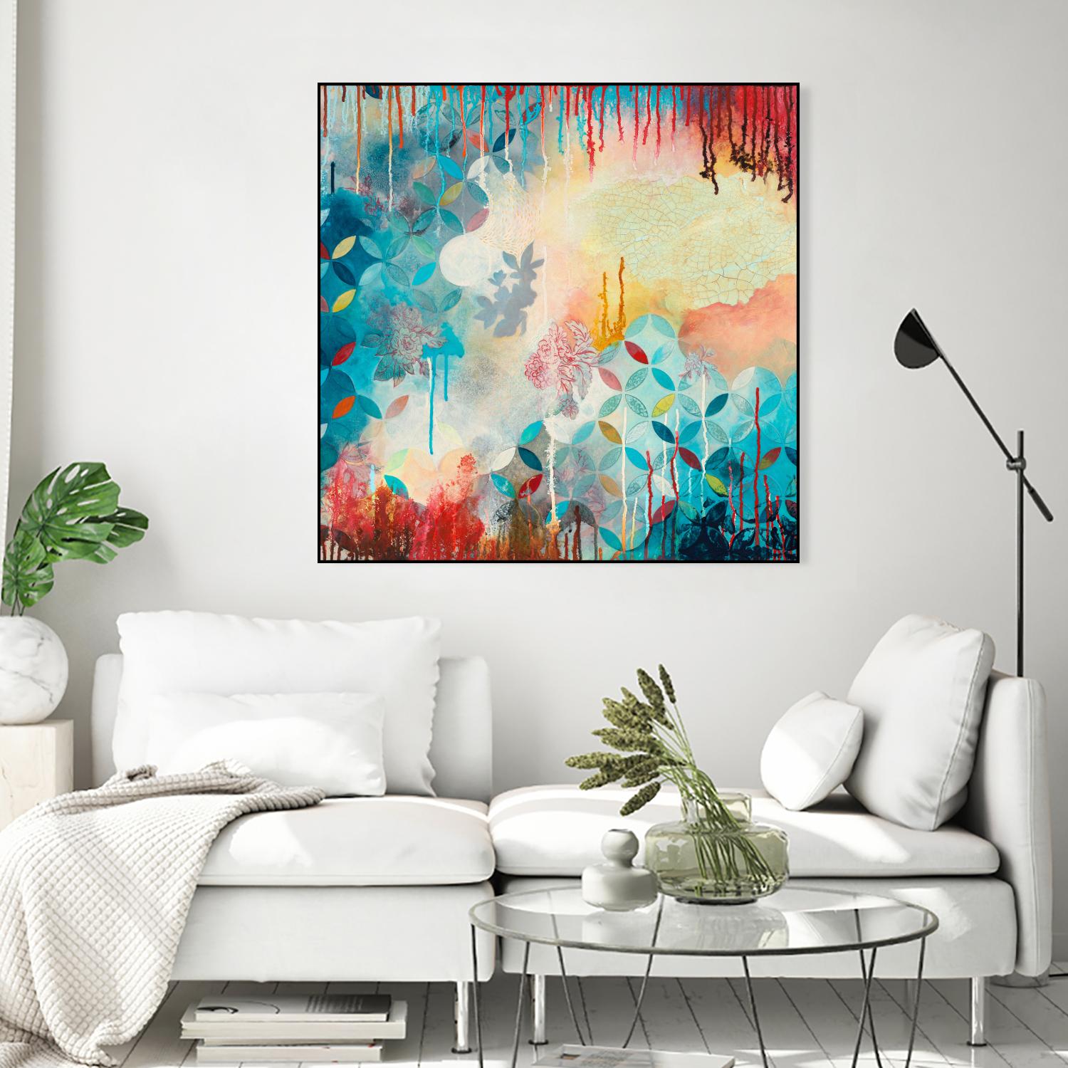 Tranquil Eden 2 by Heather Noel Robinson on GIANT ART - multicolor abstracts; contemporary