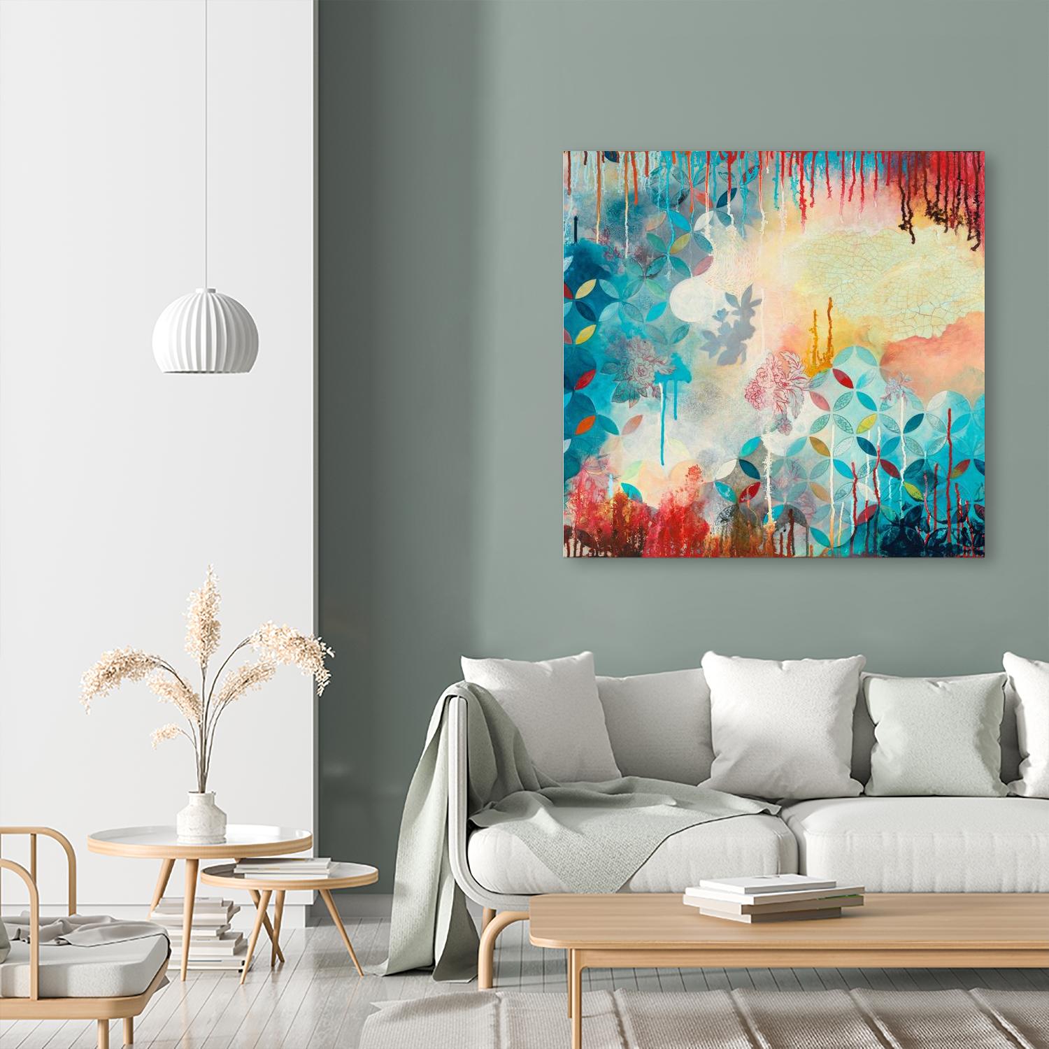 Tranquil Eden 2 by Heather Noel Robinson on GIANT ART - multicolor abstracts; contemporary