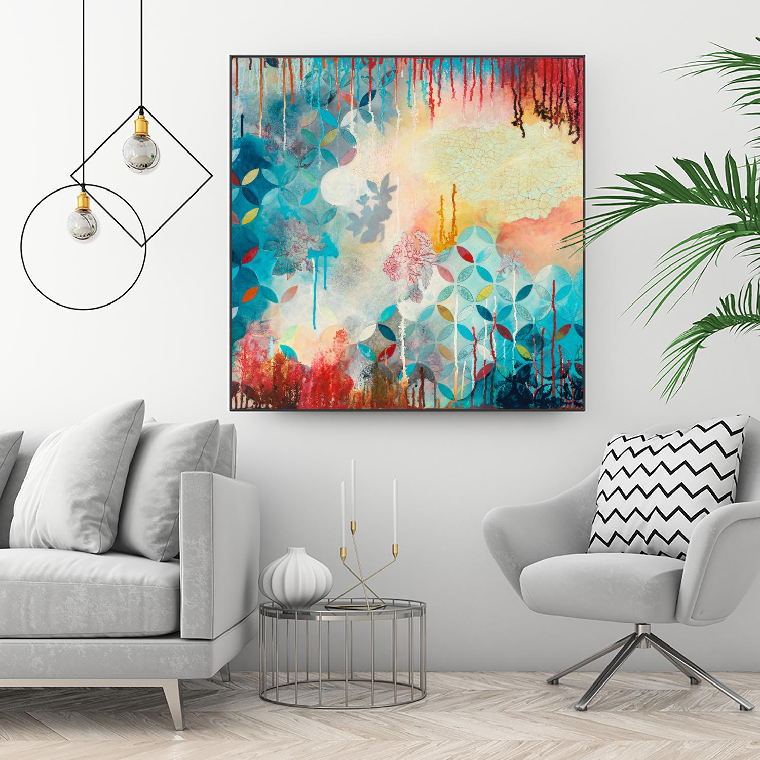 Tranquil Eden 2 by Heather Noel Robinson on GIANT ART - multicolor abstracts; contemporary