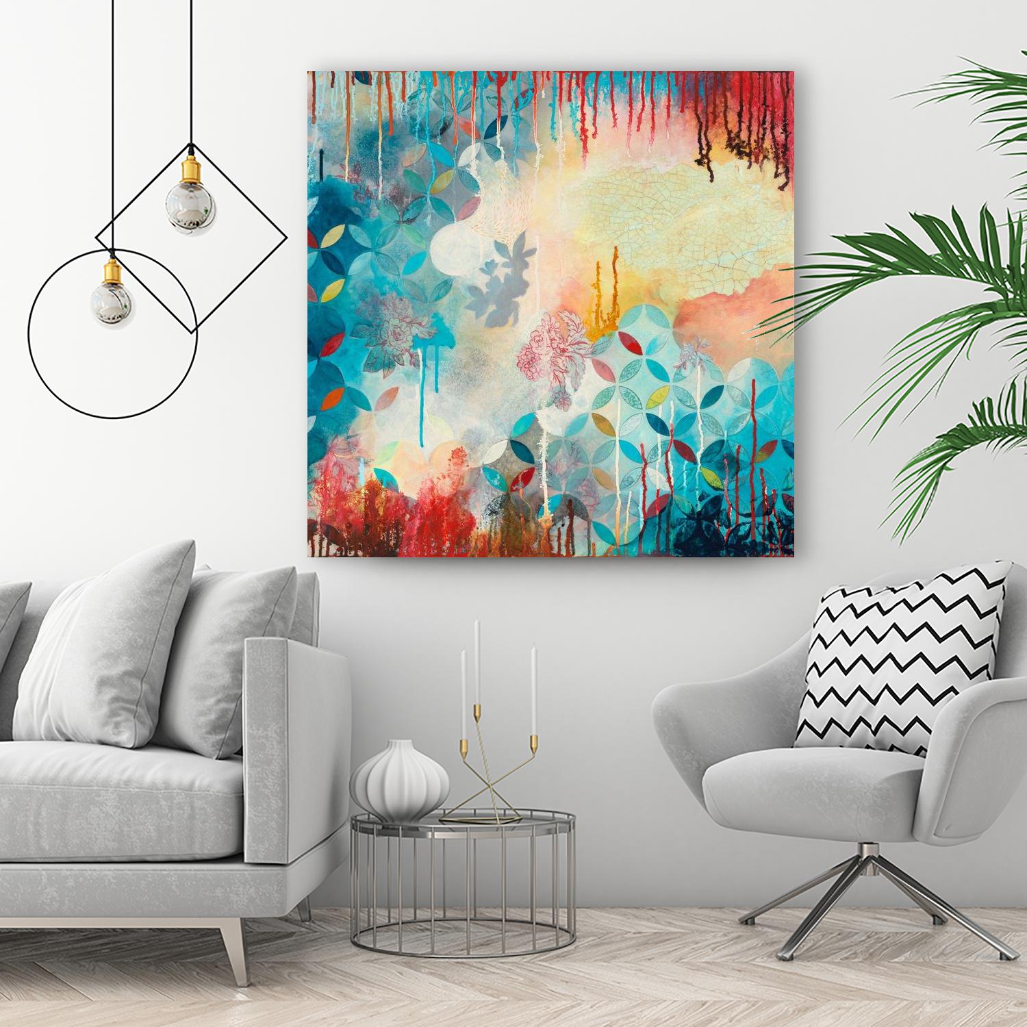 Tranquil Eden 2 by Heather Noel Robinson on GIANT ART - multicolor abstracts; contemporary