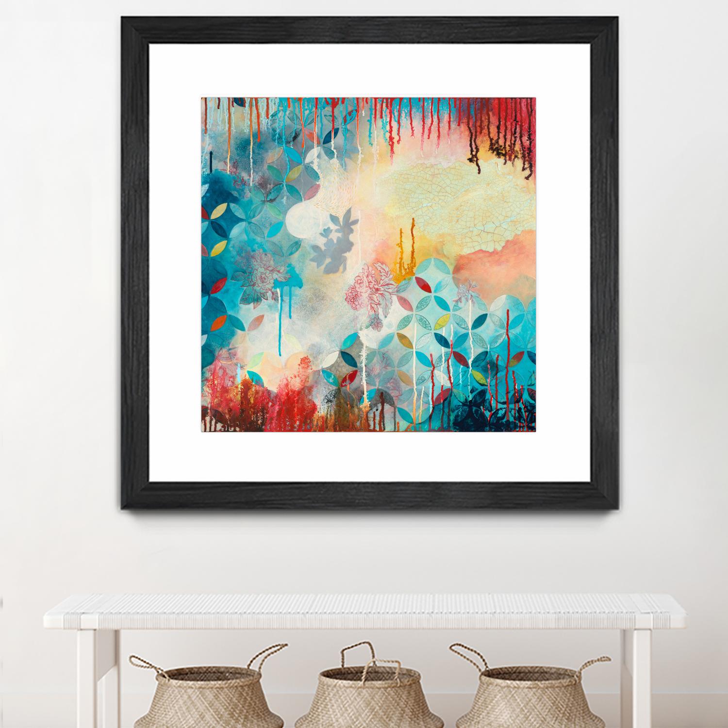 Tranquil Eden 2 by Heather Noel Robinson on GIANT ART - multicolor abstracts; contemporary