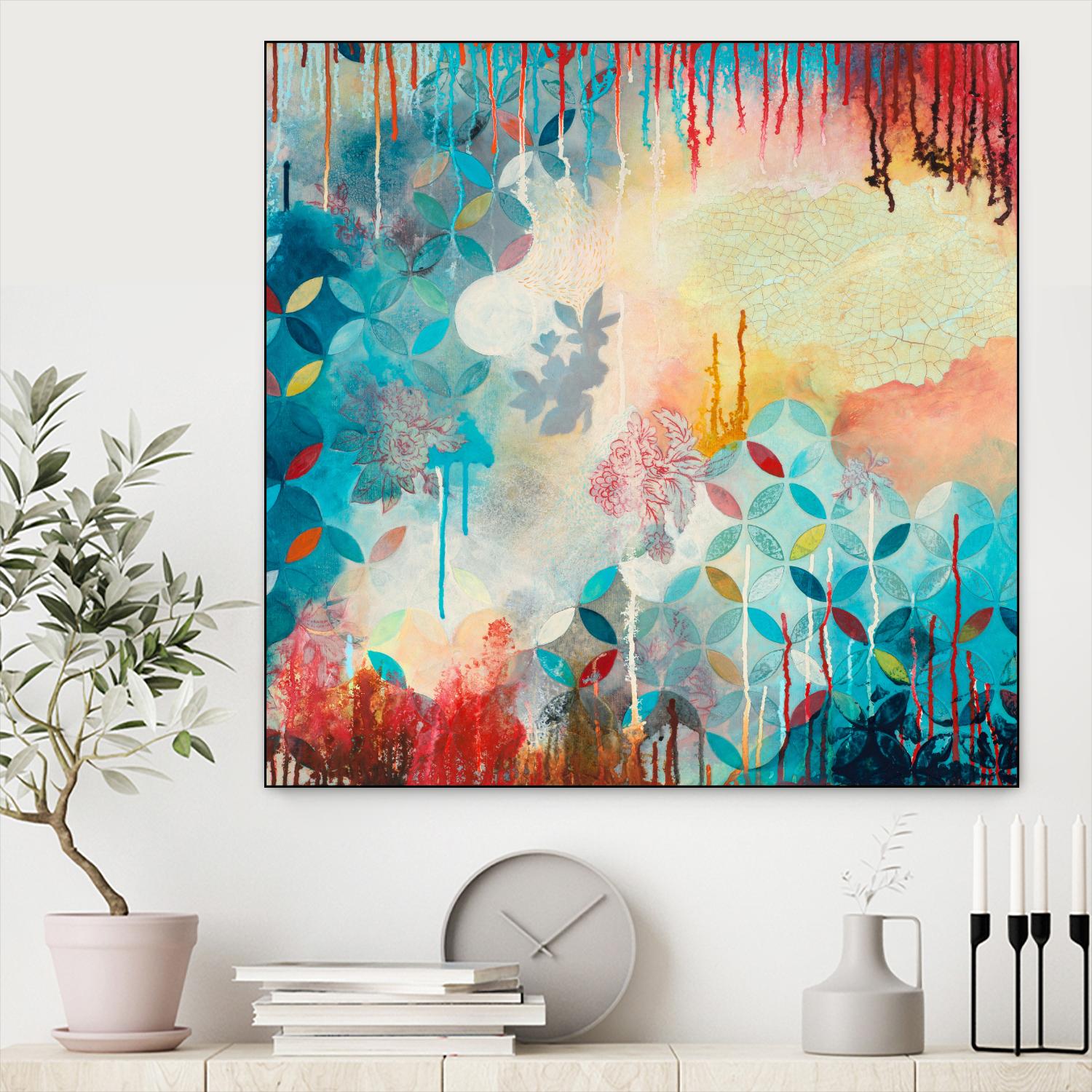 Tranquil Eden 2 by Heather Noel Robinson on GIANT ART - multicolor abstracts; contemporary