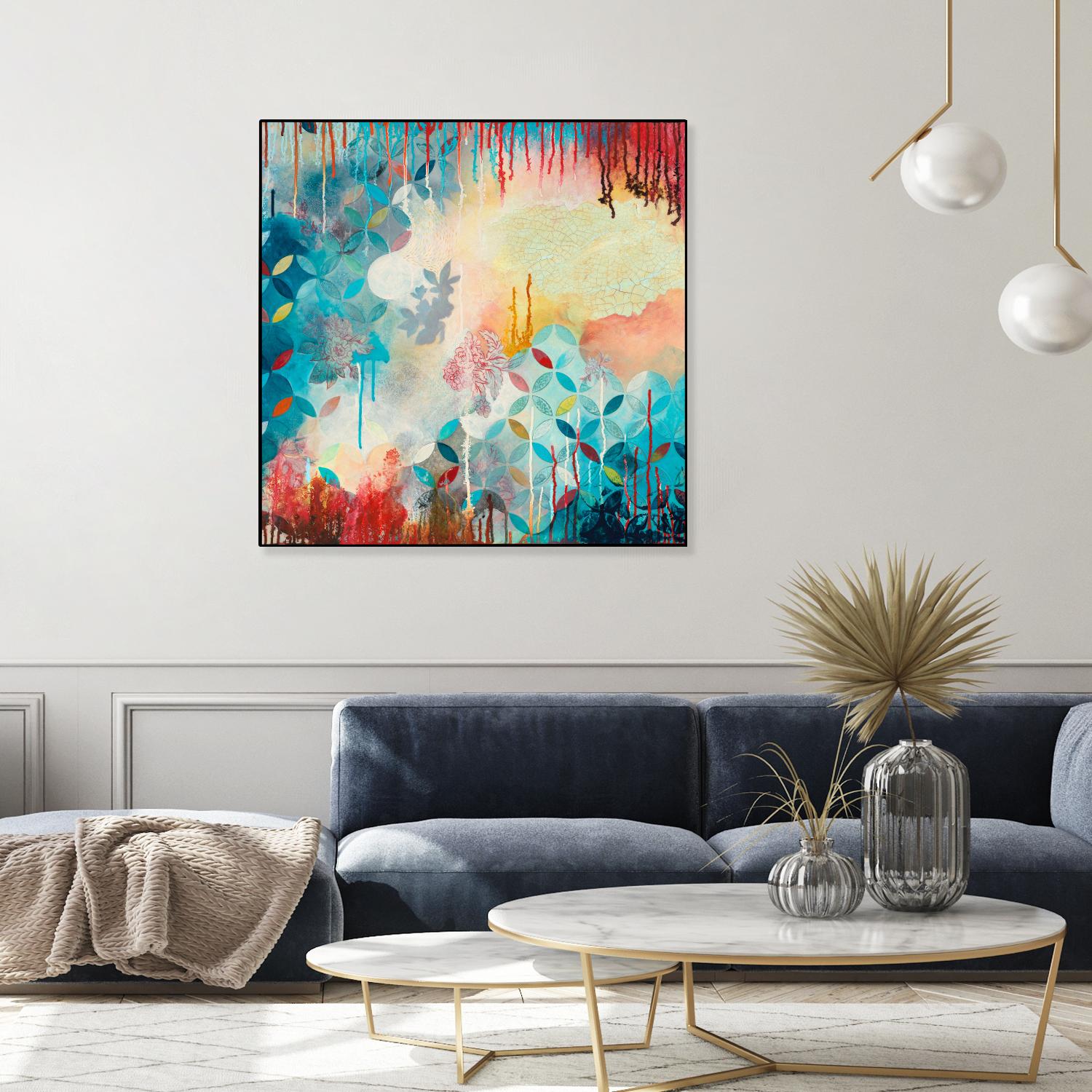 Tranquil Eden 2 by Heather Noel Robinson on GIANT ART - multicolor abstracts; contemporary