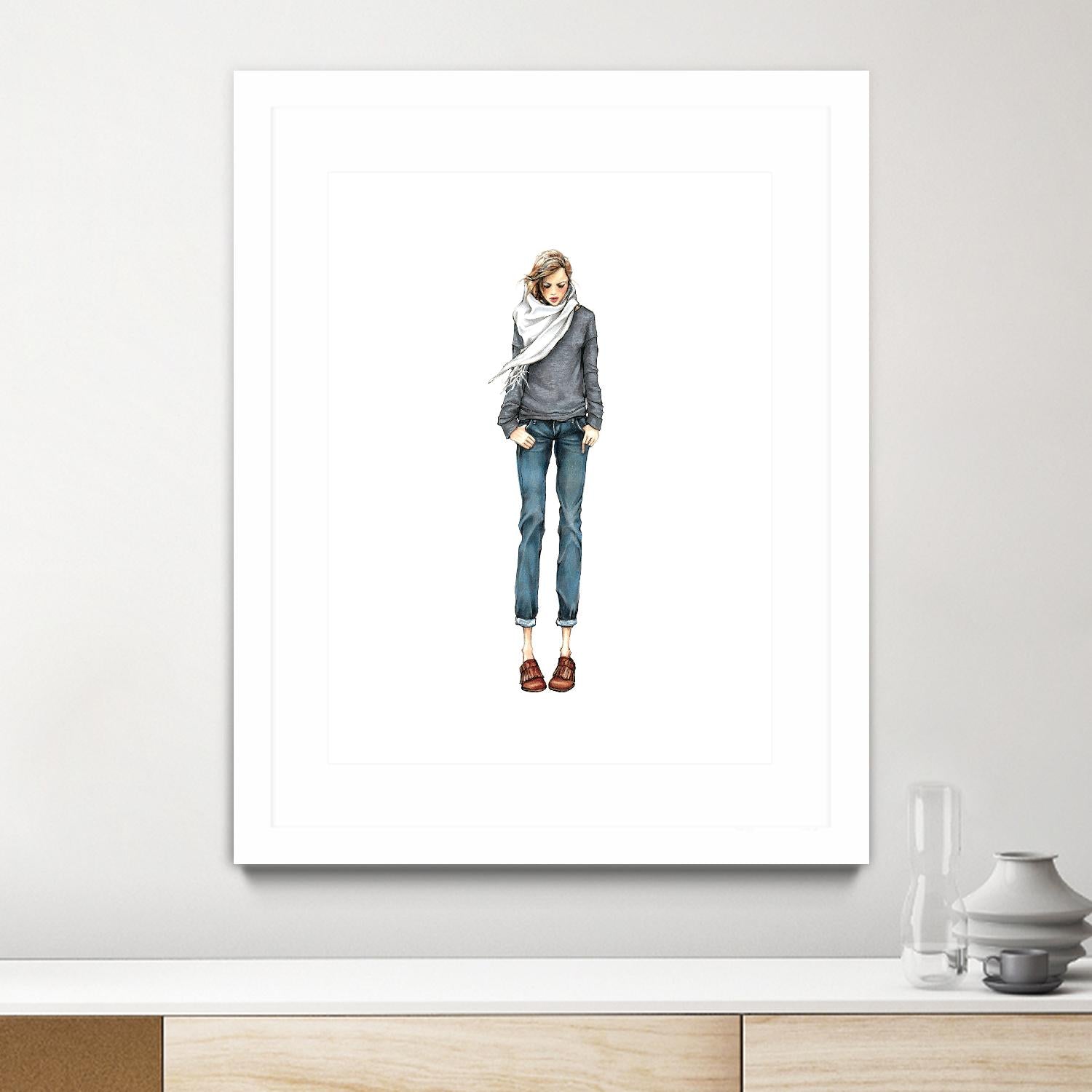 Portfolio 055 by Nancy Riegelman on GIANT ART - multicolor figurative