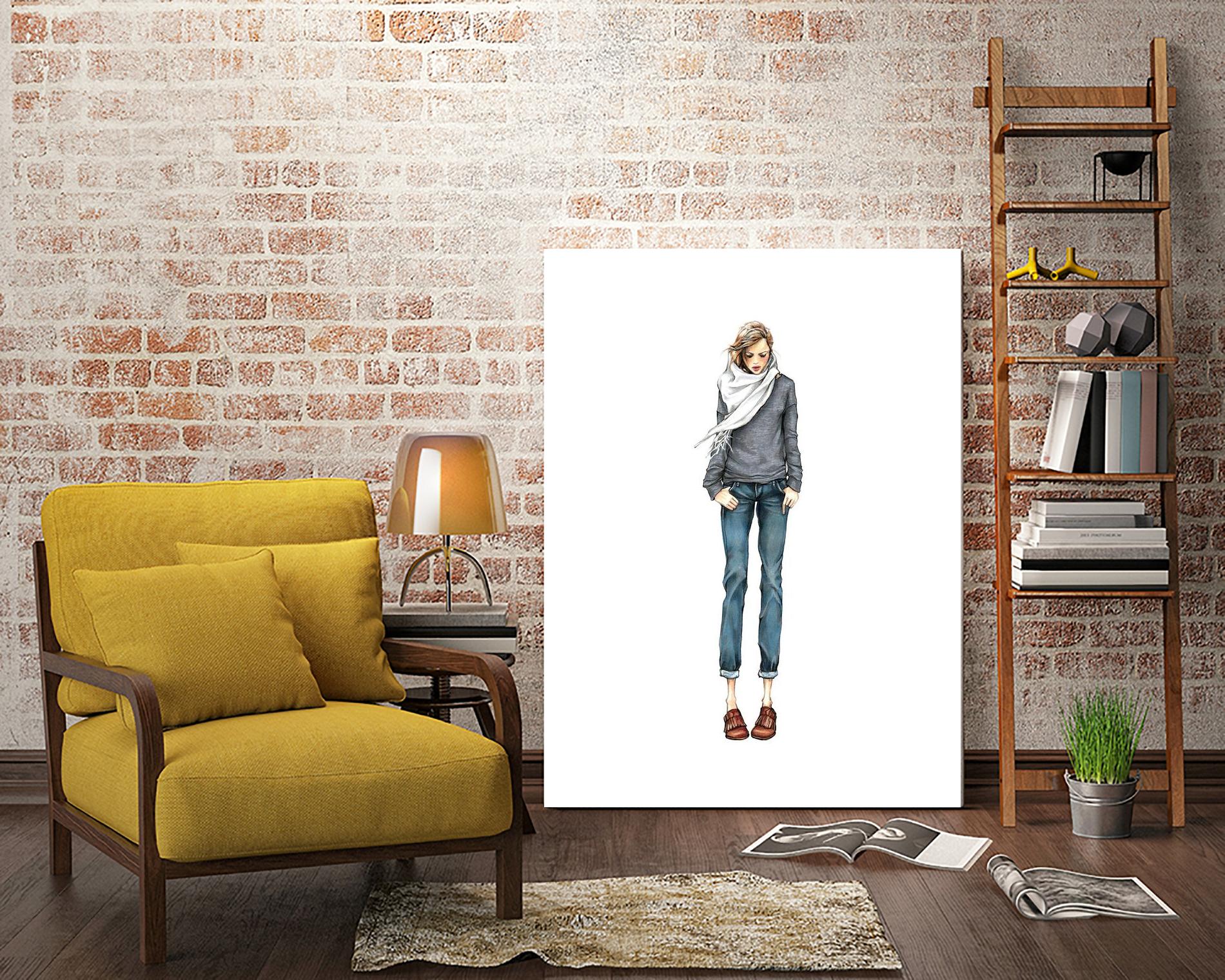 Portfolio 055 by Nancy Riegelman on GIANT ART - multicolor figurative