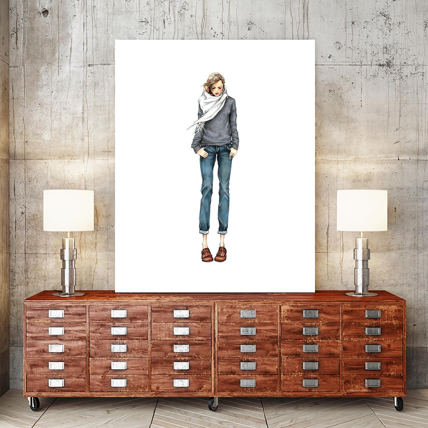 Portfolio 055 by Nancy Riegelman on GIANT ART - multicolor figurative