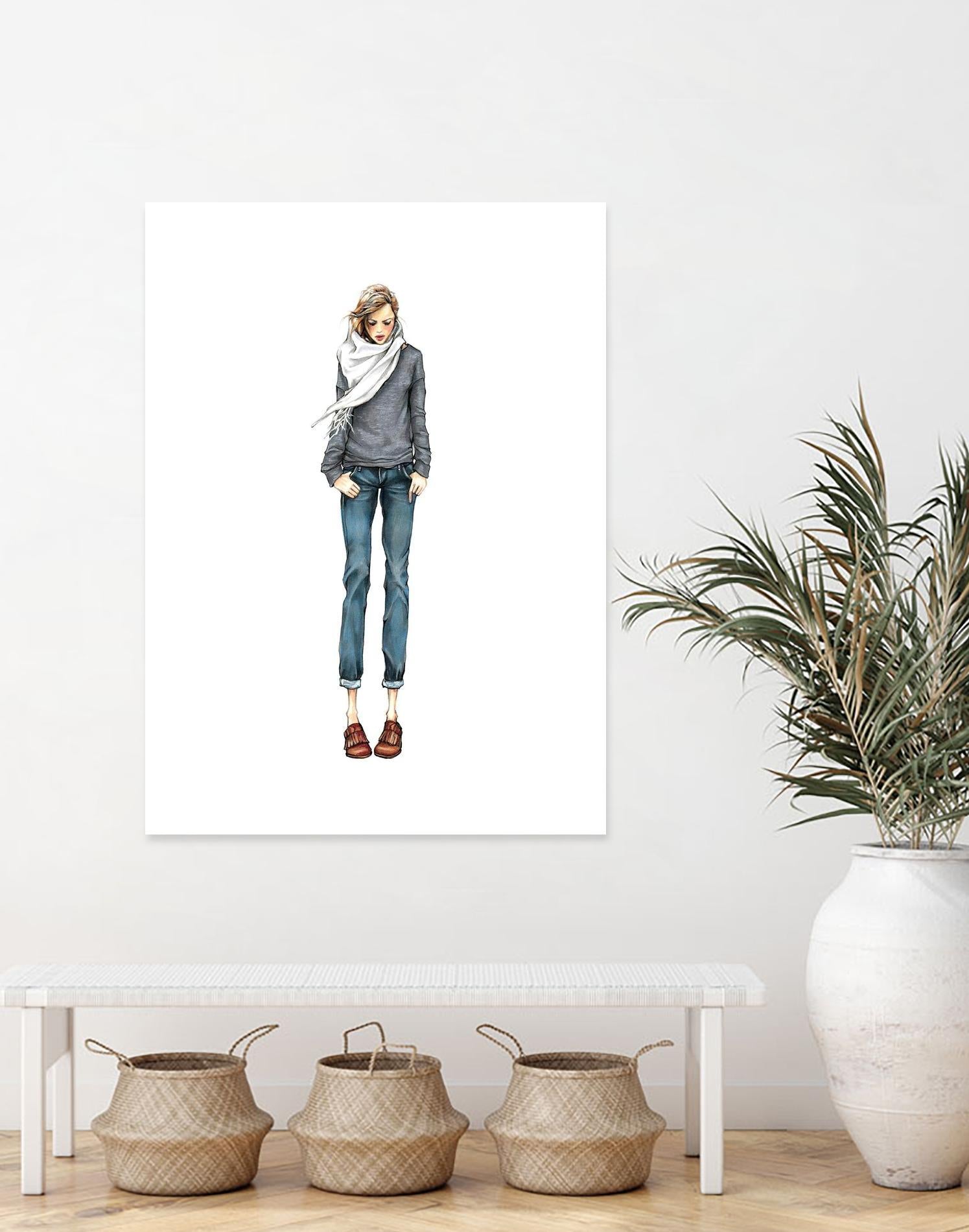 Portfolio 055 by Nancy Riegelman on GIANT ART - multicolor figurative