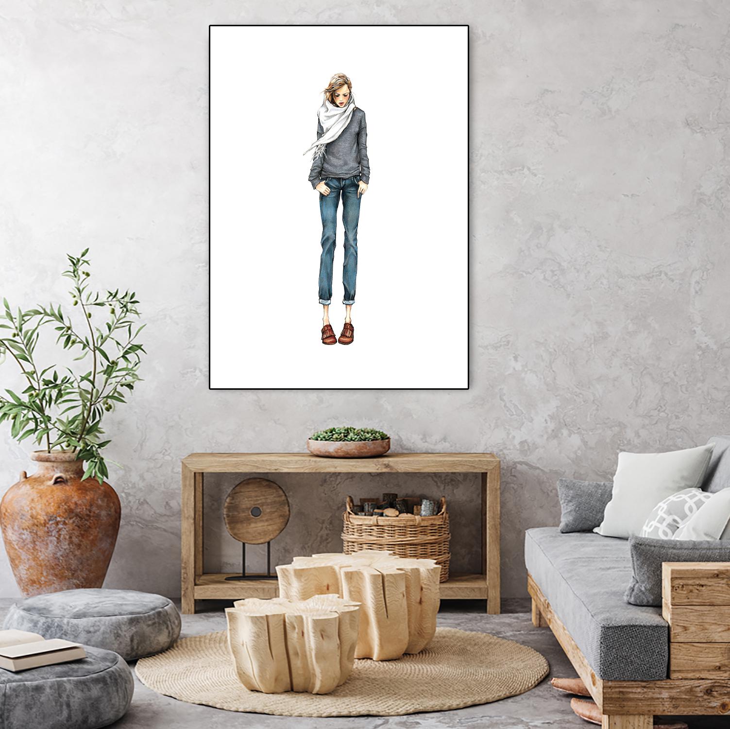 Portfolio 055 by Nancy Riegelman on GIANT ART - multicolor figurative